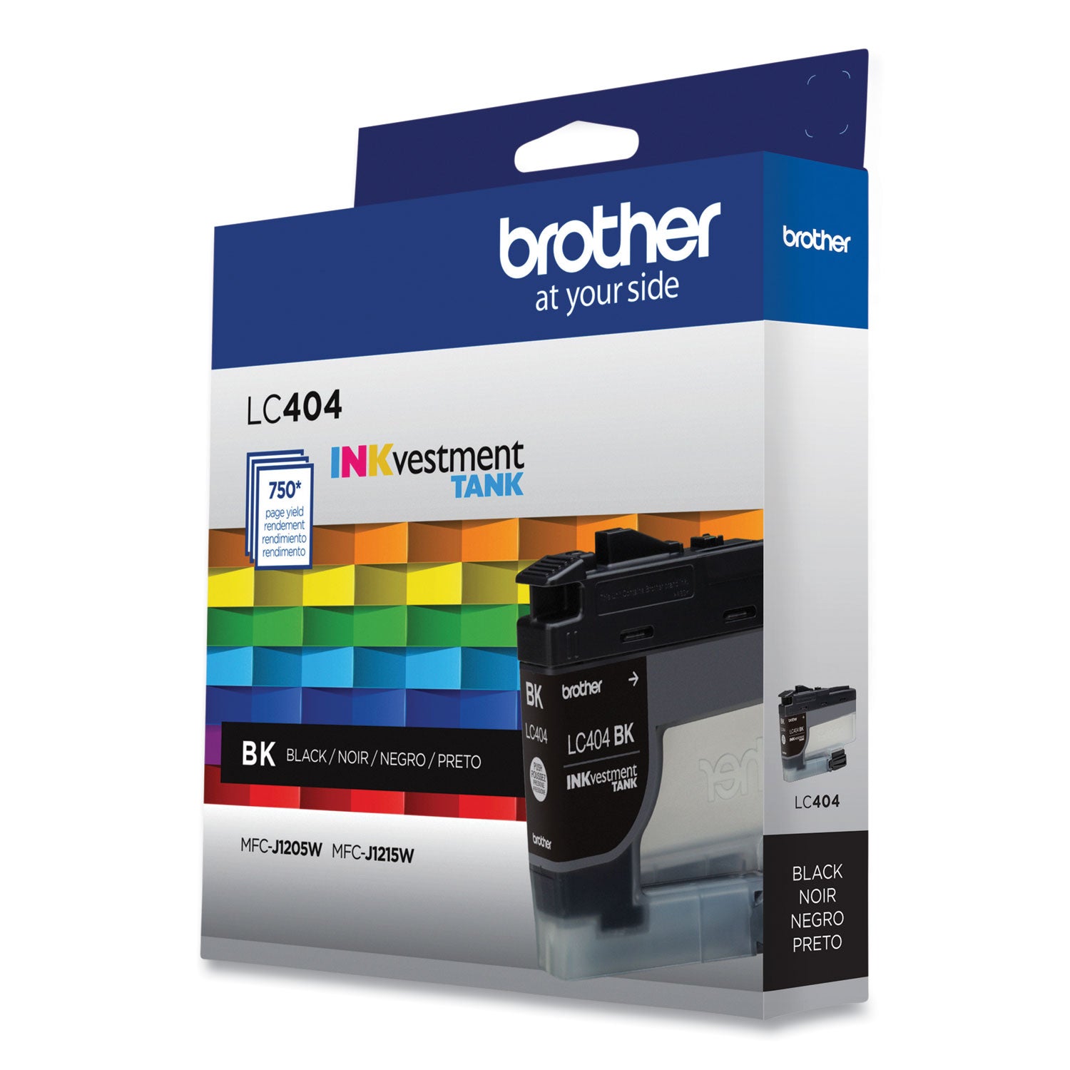 Brother LC404BKS INKvestment Ink, 750 Page-Yield, Black