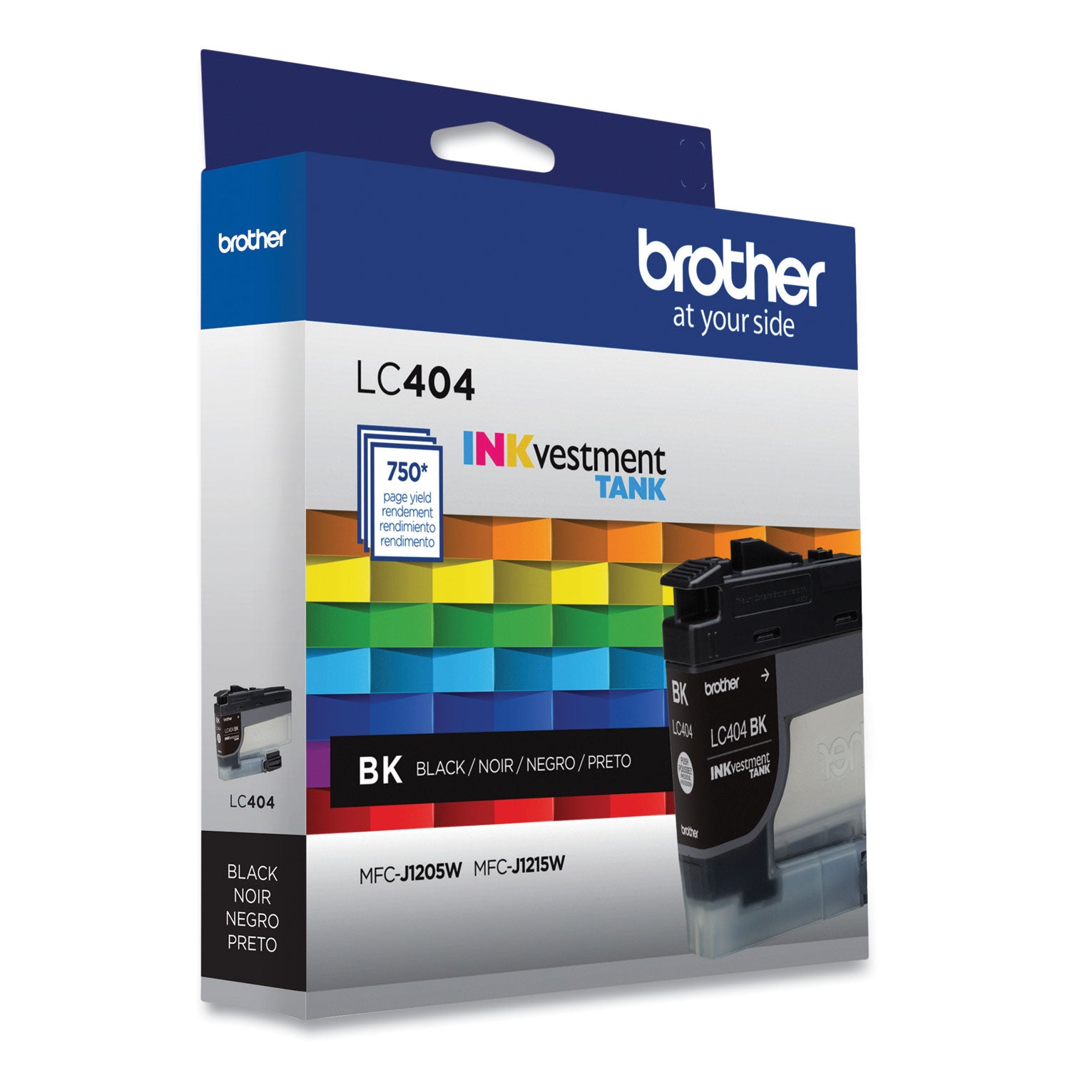 Brother LC404BKS INKvestment Ink, 750 Page-Yield, Black