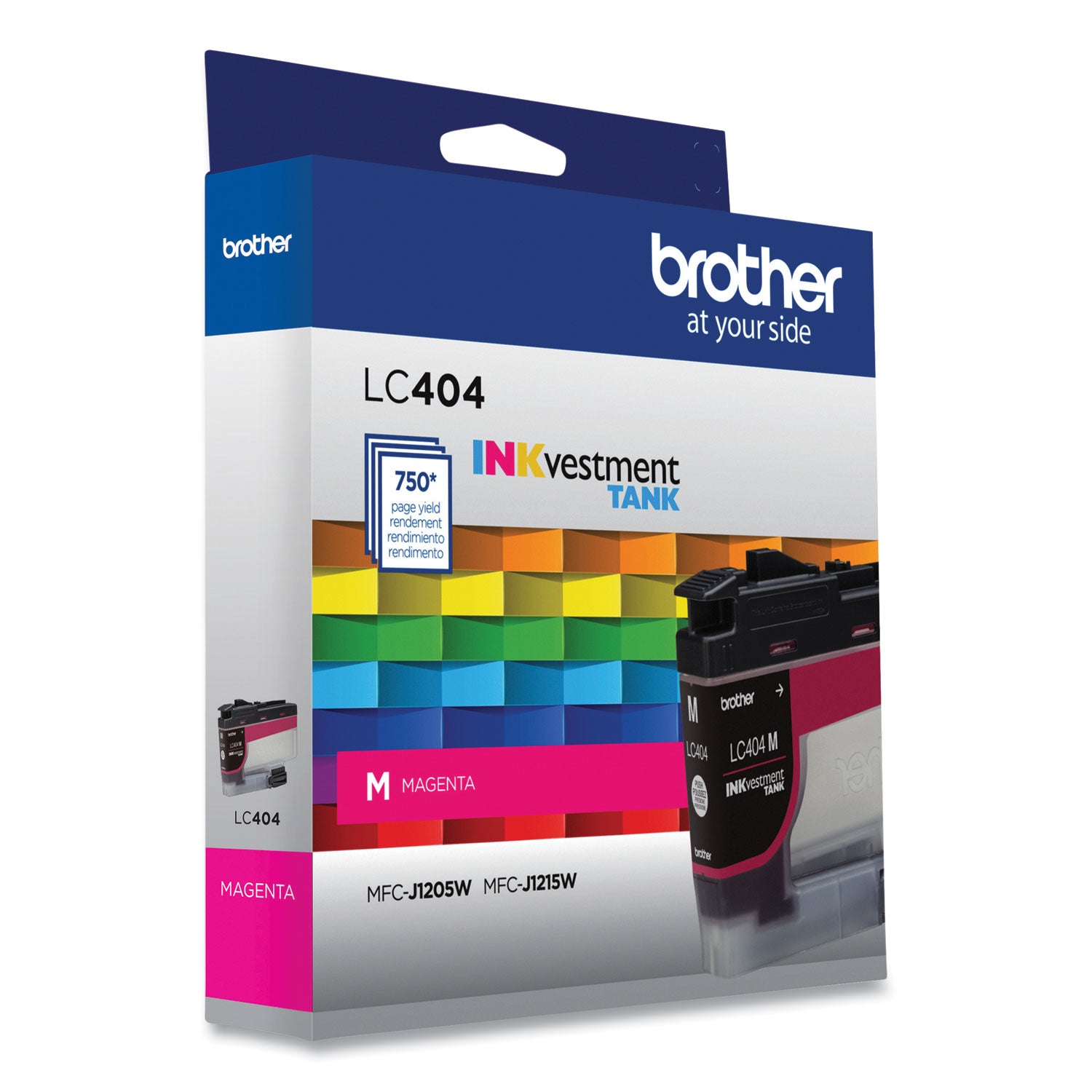 Brother LC404MS INKvestment Ink, 750 Page-Yield, Magenta