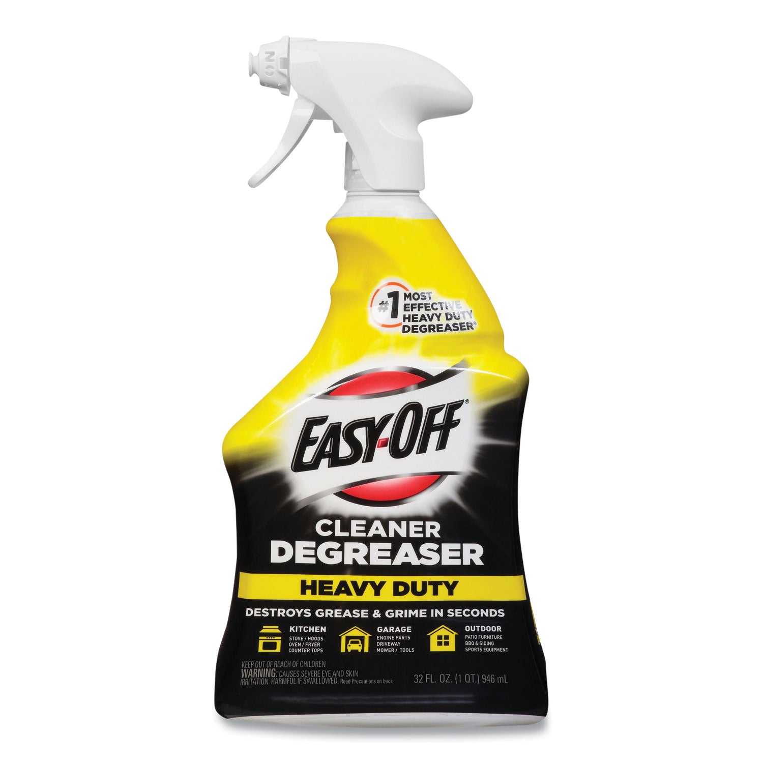 Heavy Duty Cleaner Degreaser, 32 oz Spray Bottle