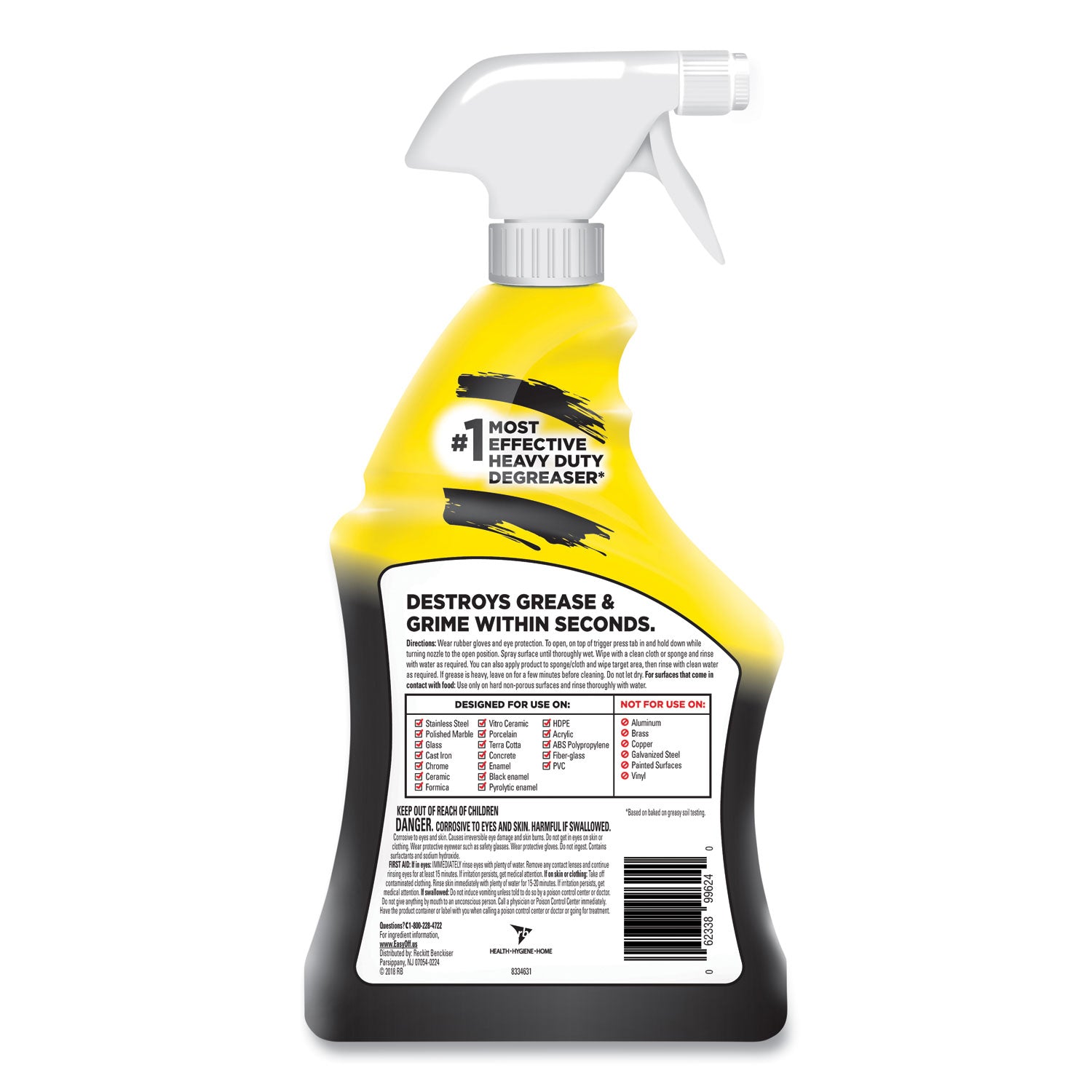 EASY-OFF® Heavy Duty Cleaner Degreaser, 32 oz Spray Bottle