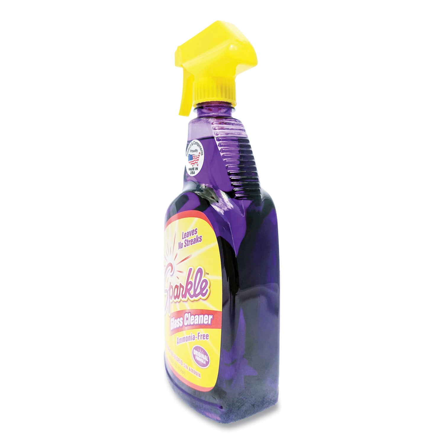 Sparkle Glass Cleaner, 33.8 oz Spray Bottle