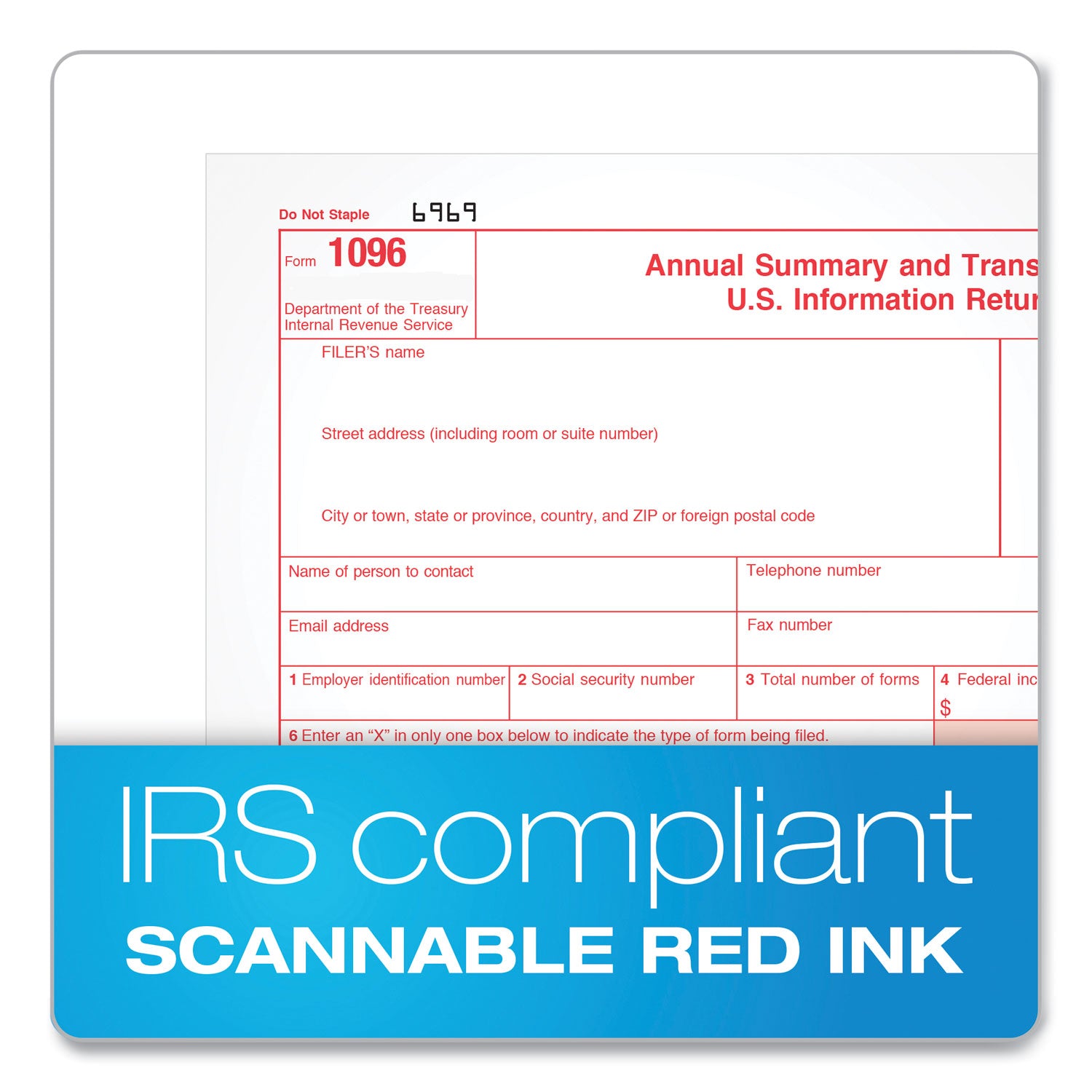 TOPS™ 1099-MISC Tax Forms, Fiscal Year: 2023, Five-Part Carbonless, 8.5 x 5.5, 2 Forms/Sheet, 50 Forms Total