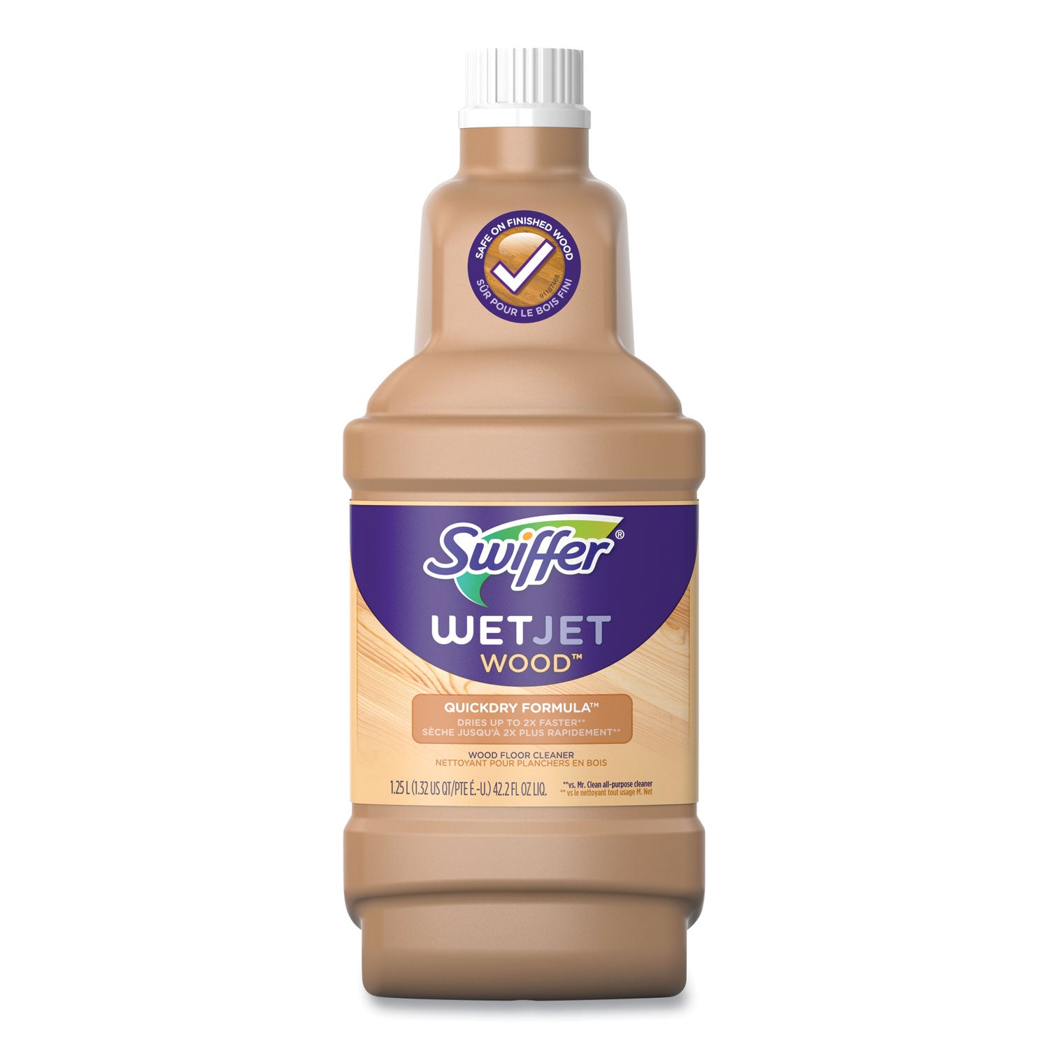 Swiffer® WetJet System Cleaning-Solution Refill, Blossom Breeze Scent, 1.25 L Bottle, 4/Carton