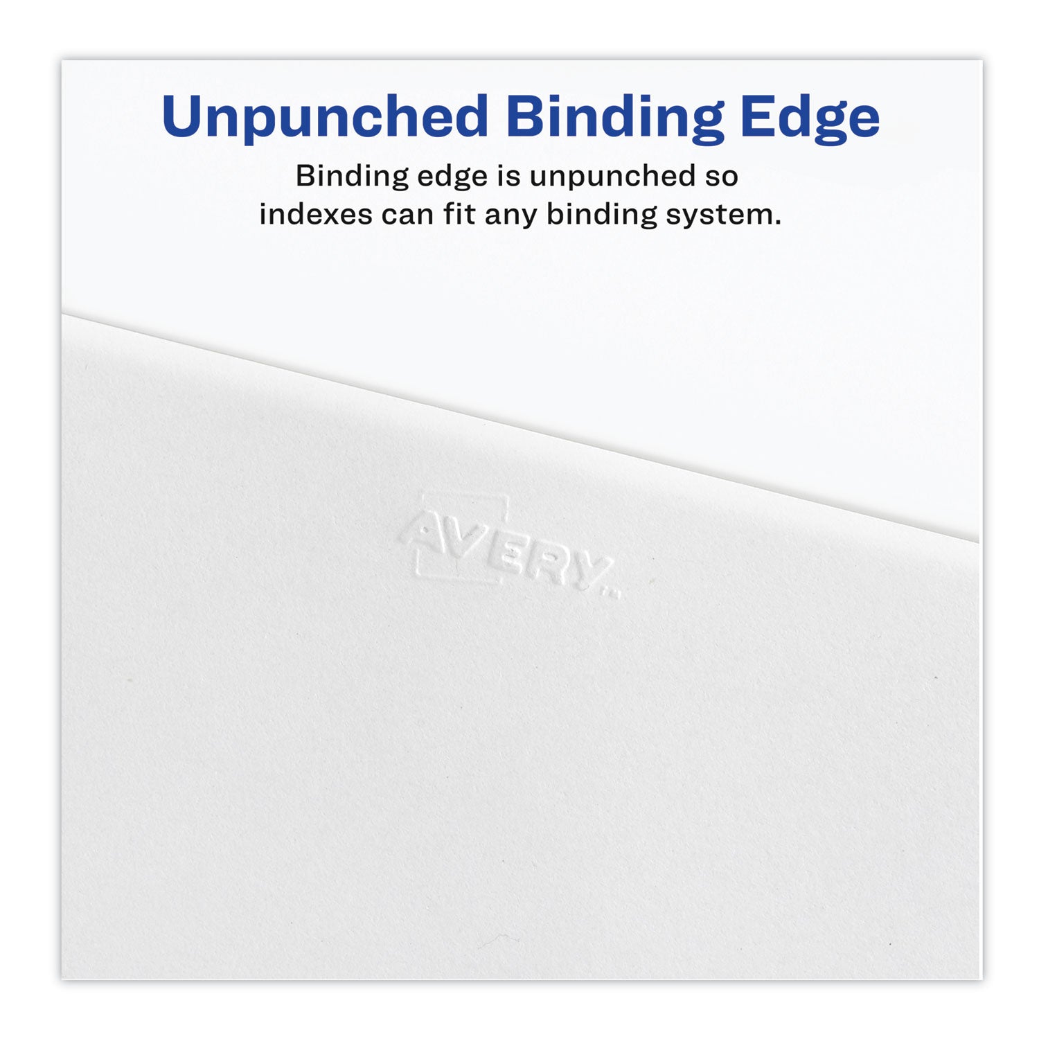 Avery® Preprinted Legal Exhibit Side Tab Index Dividers, Avery Style, 27-Tab, A to Z, 14 x 8.5, White, 1 Set