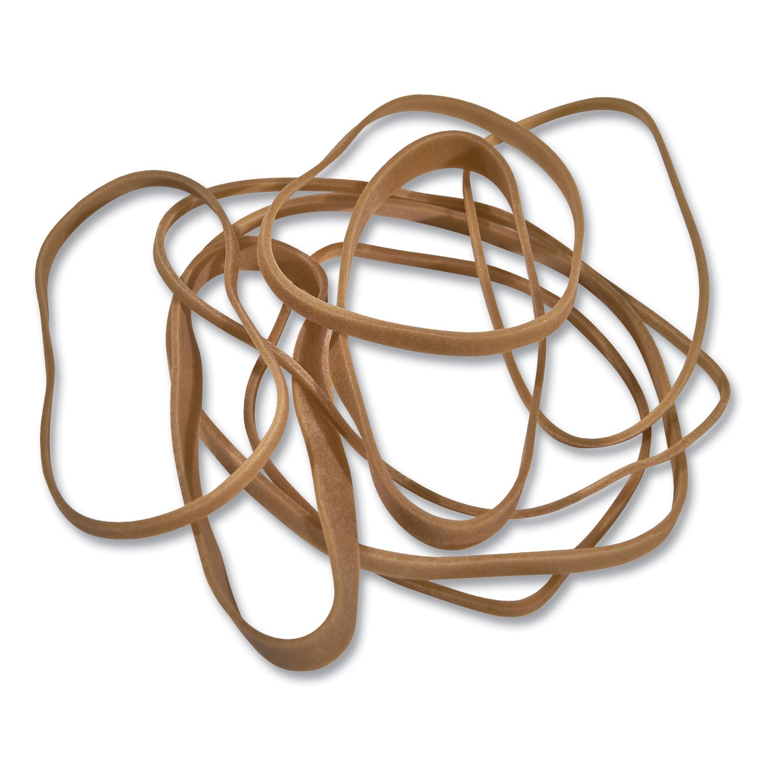 Universal® Rubber Bands, Size 54 (Assorted), Assorted Gauges, Beige, 1 lb Box