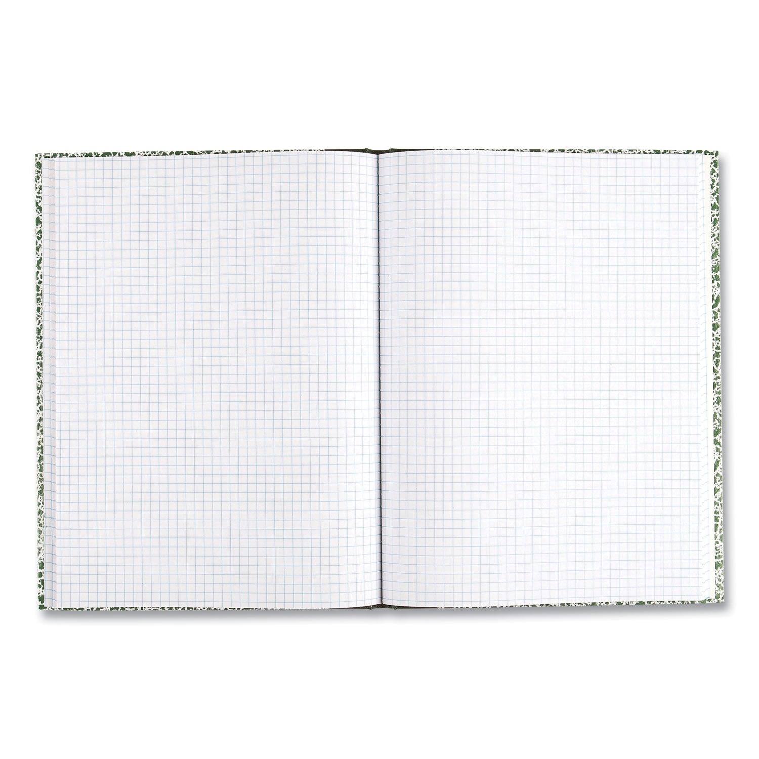 National® Lab Notebook, Quadrille Rule (5 sq/in), Green Marble Cover, (96) 10.13 x 7.88 Sheets