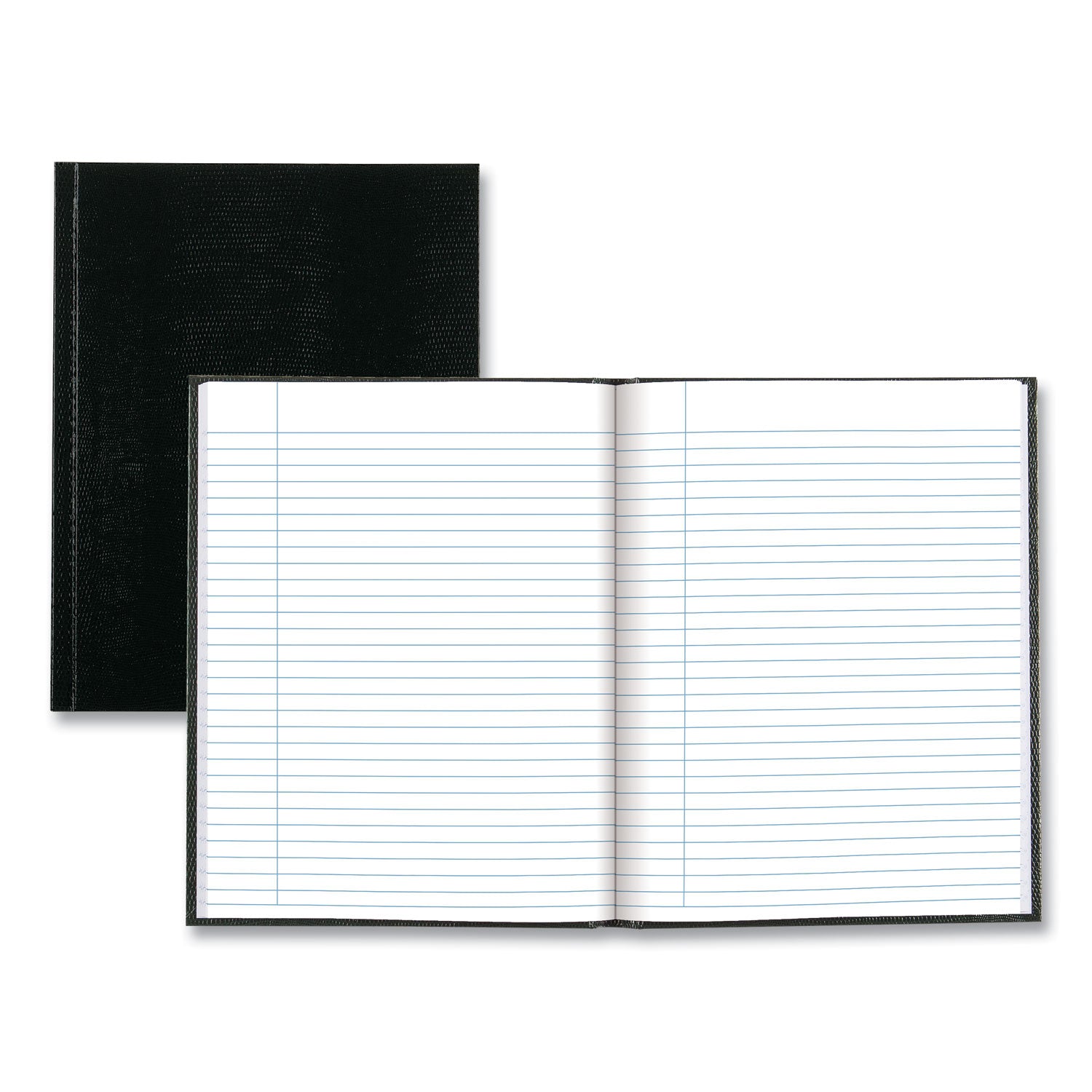 Blueline® Executive Notebook, 1-Subject, Medium/College Rule, Black Cover, (150) 9.25 x 7.25 Sheets