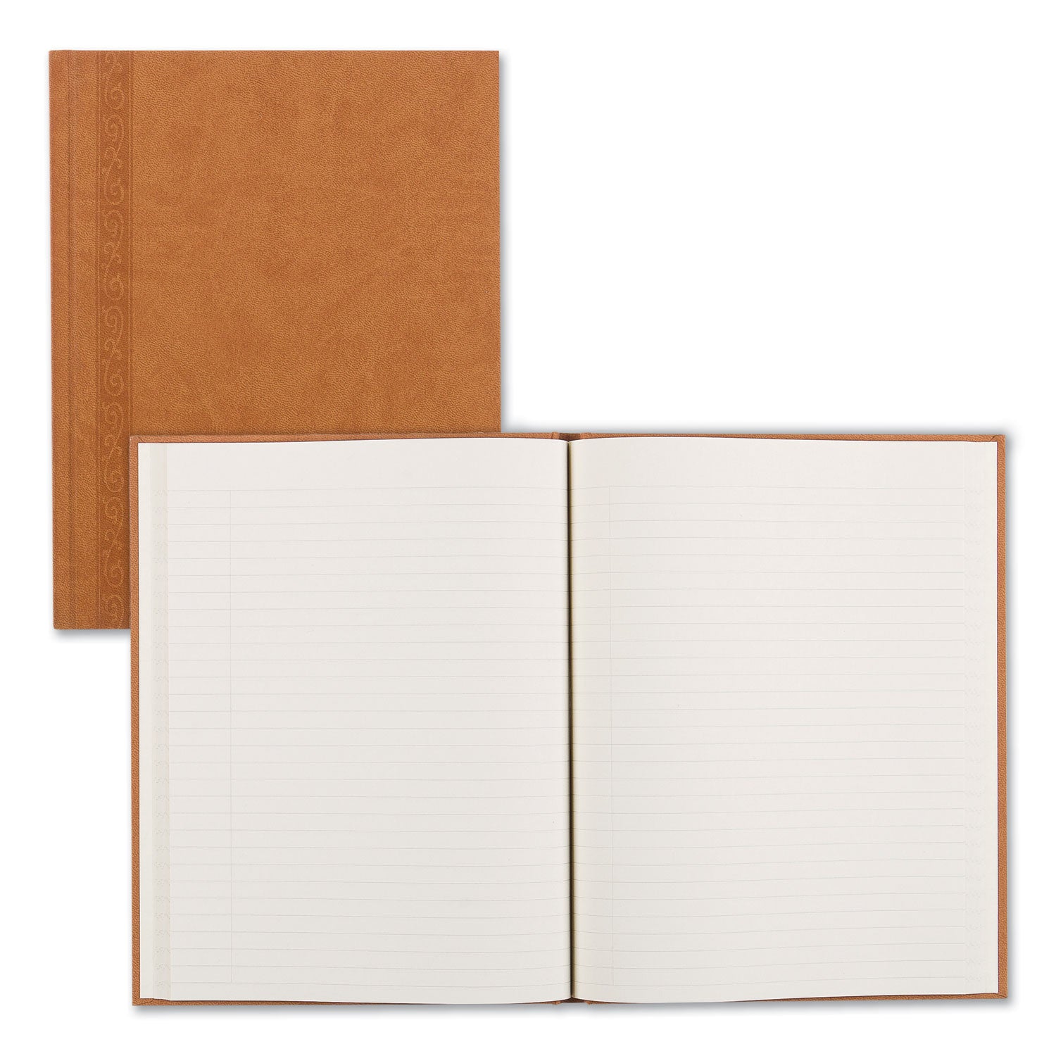 Blueline® Da Vinci Notebook, 1-Subject, Medium/College Rule, Tan Cover, (75) 9.25 x 7.25 Sheets