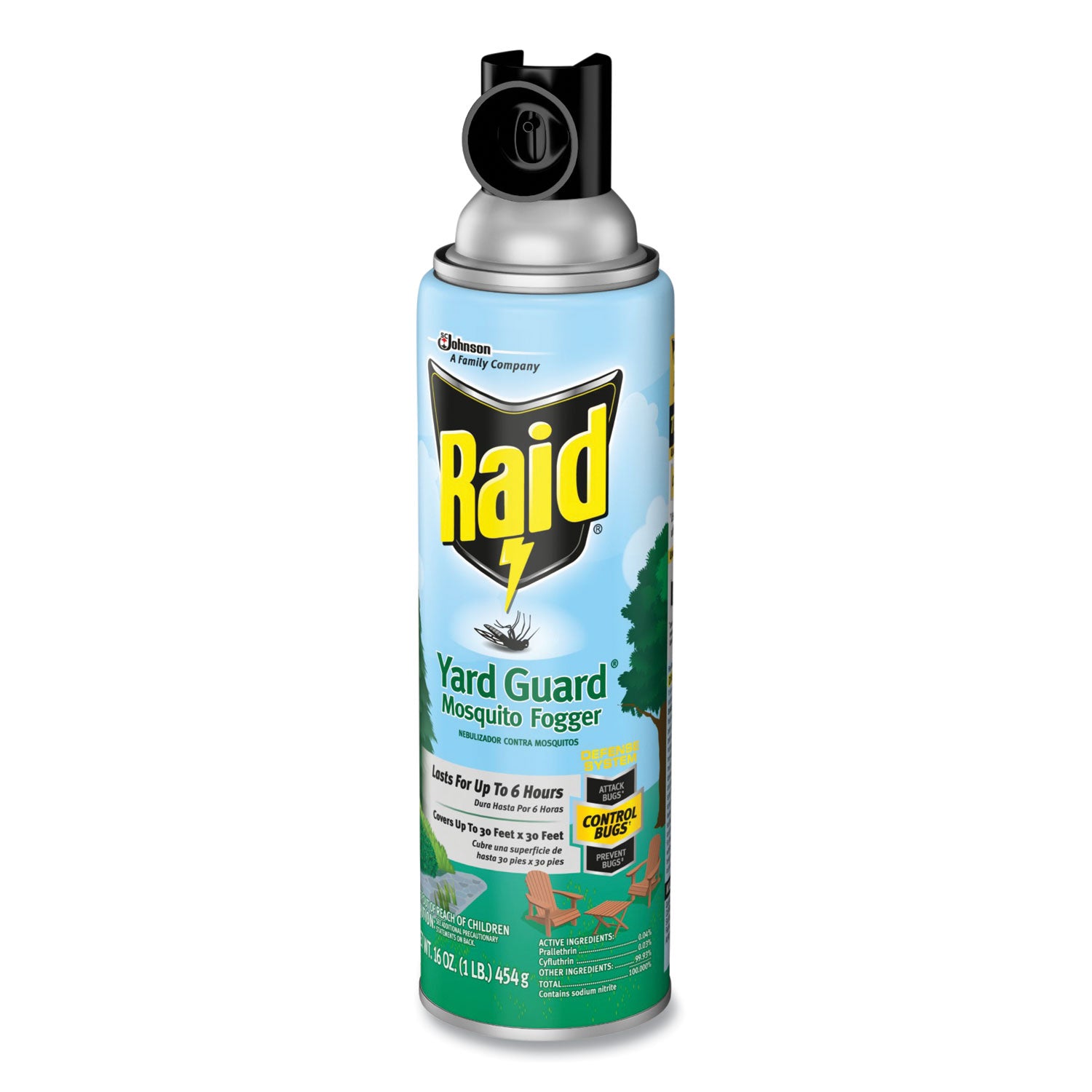 Yard Guard Fogger, 16 oz Aerosol Spray, 12/Carton Raid® Flipcost