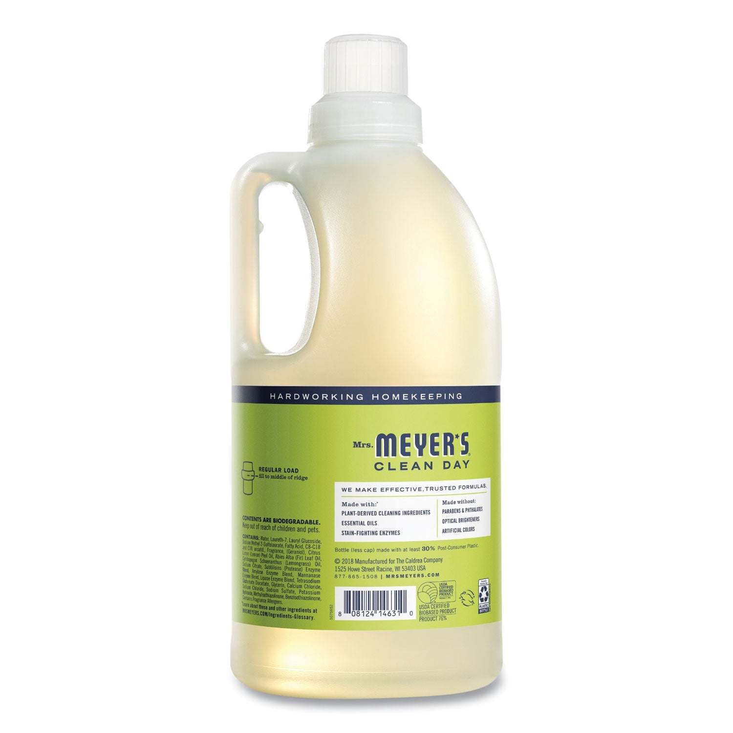 Liquid Laundry Detergent, Lemon Verbena Scent, 64 oz Bottle Mrs. Meyer's® Flipcost