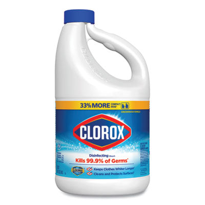 CLOROX SALES CO. Regular Bleach with CloroMax Technology, 81 oz Bottle, 6/Carto - Flipcost