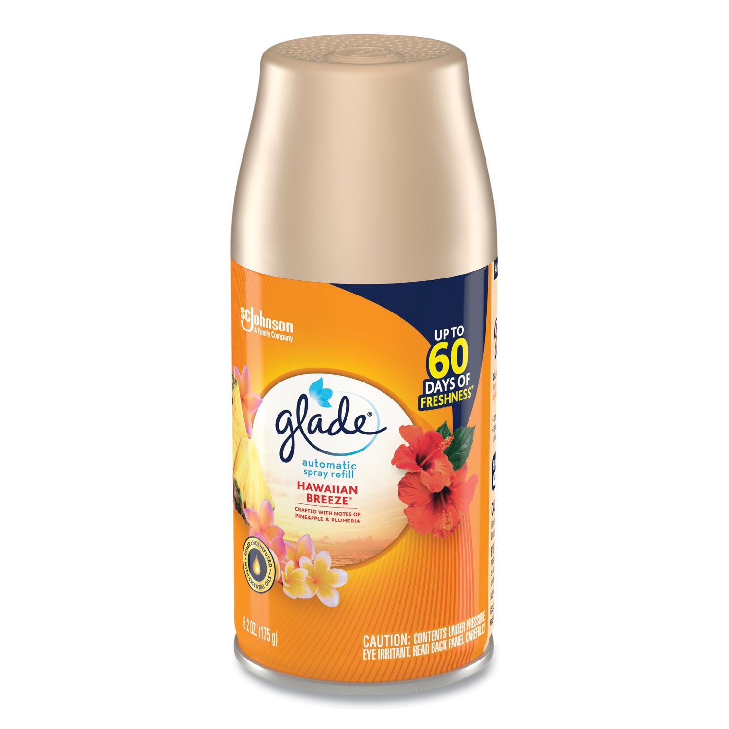 Glade® Automatic Air Freshener, Hawaiian Breeze, 6.2 oz, 6/Carton