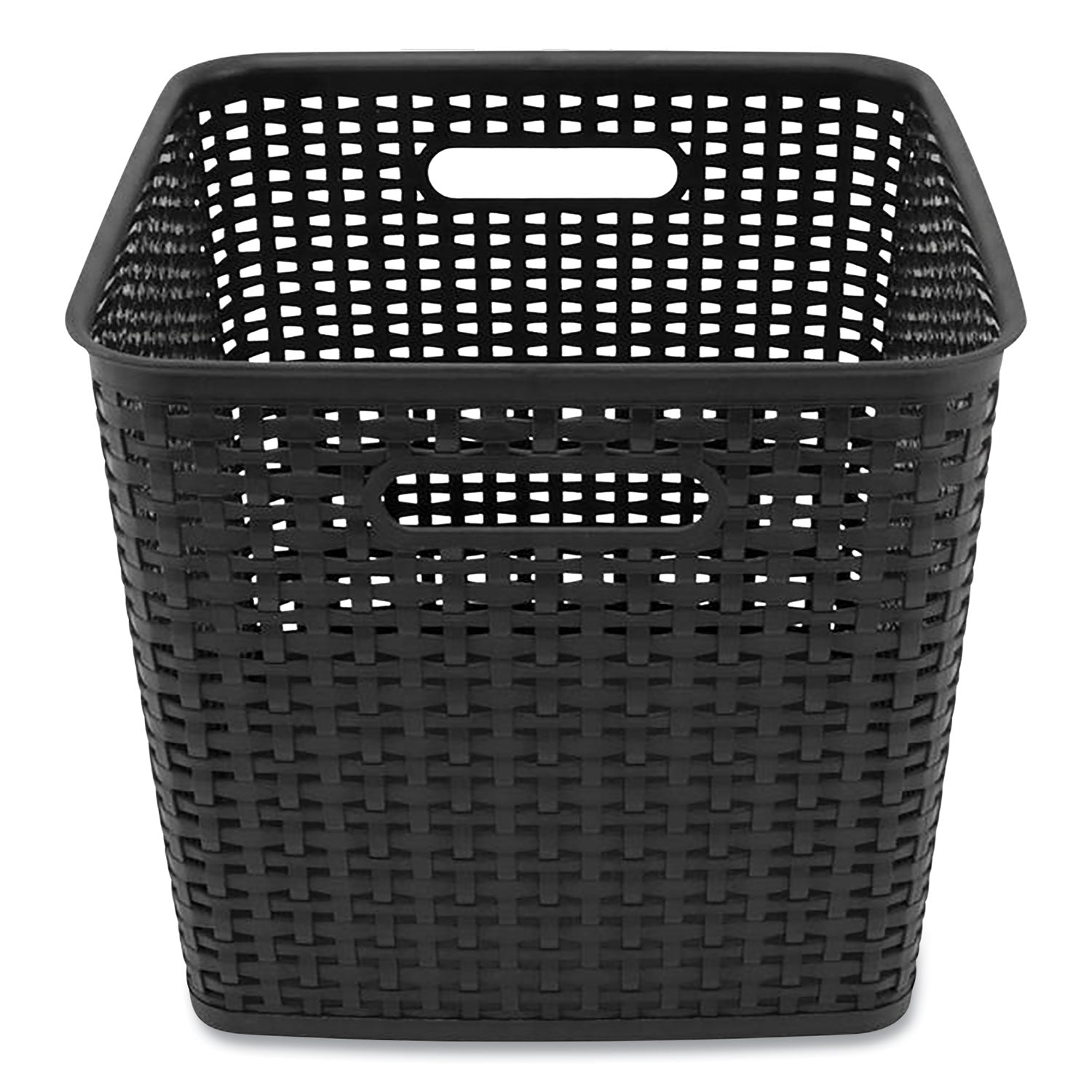 Plastic Weave Bin, Extra Large, 12.6