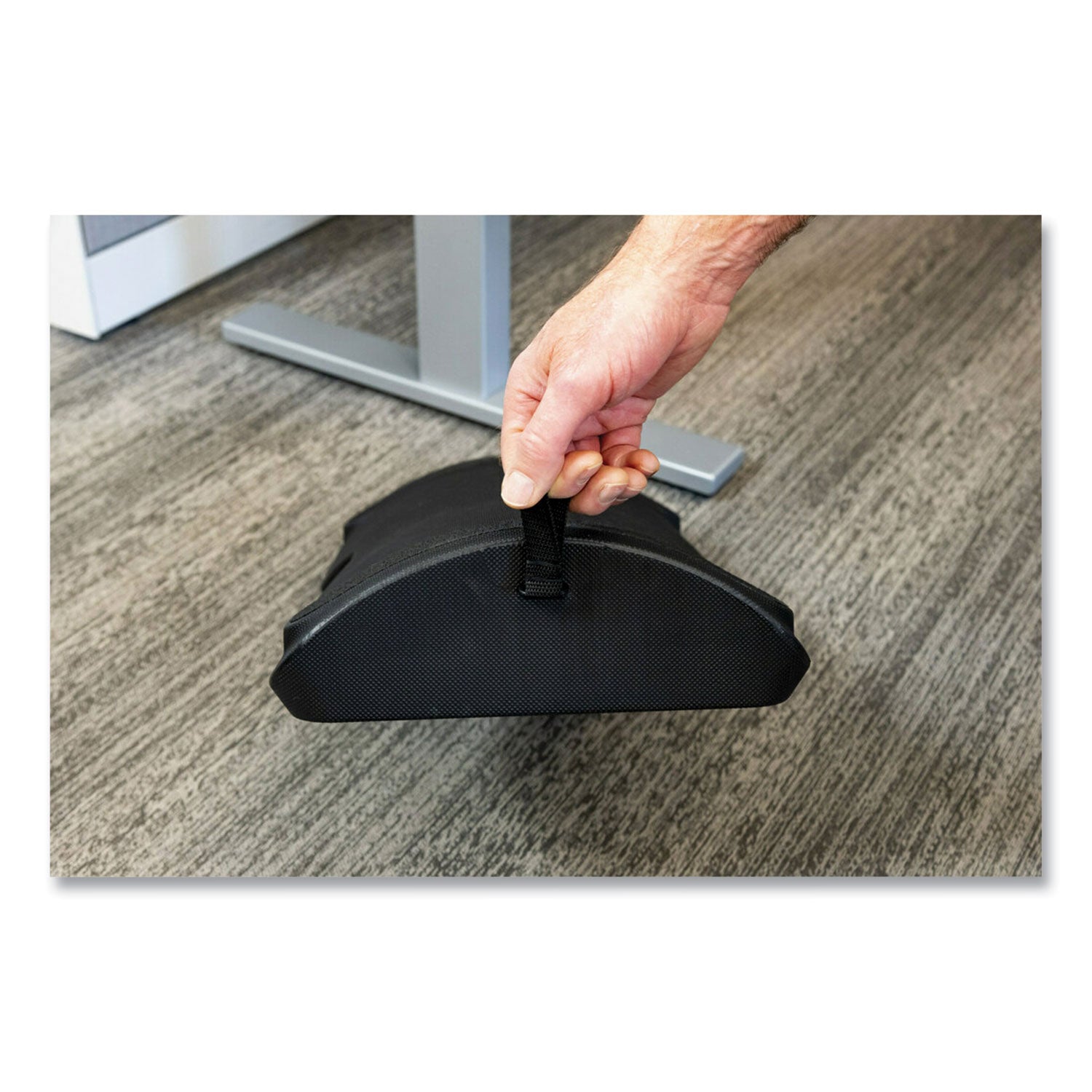 3M™ Foot Rest for Standing Desks, 19.98w x 11.97d x 4.2h, Black