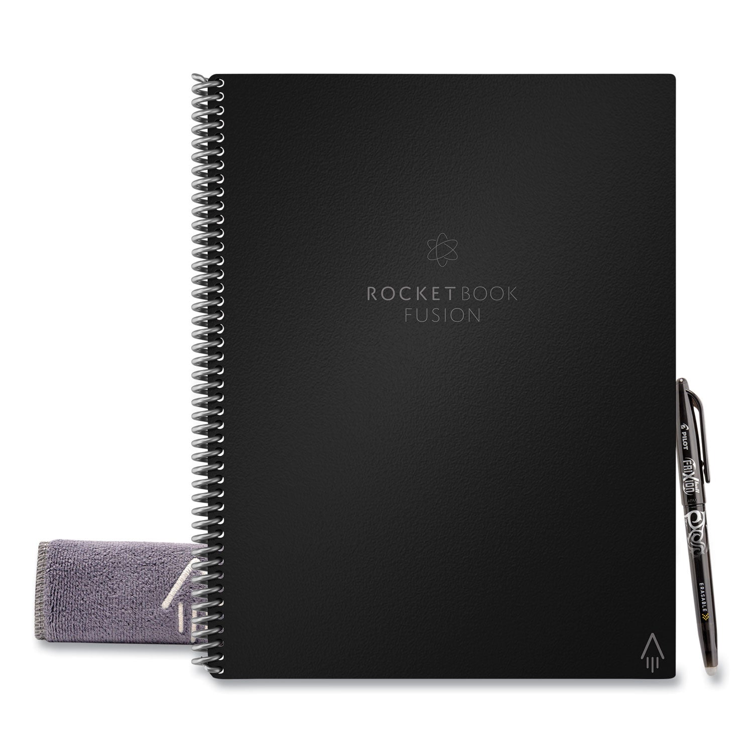 Rocketbook Fusion Smart Notebook, Seven Assorted Page Formats, Black Cover, (21) 11 x 8.5 Sheets