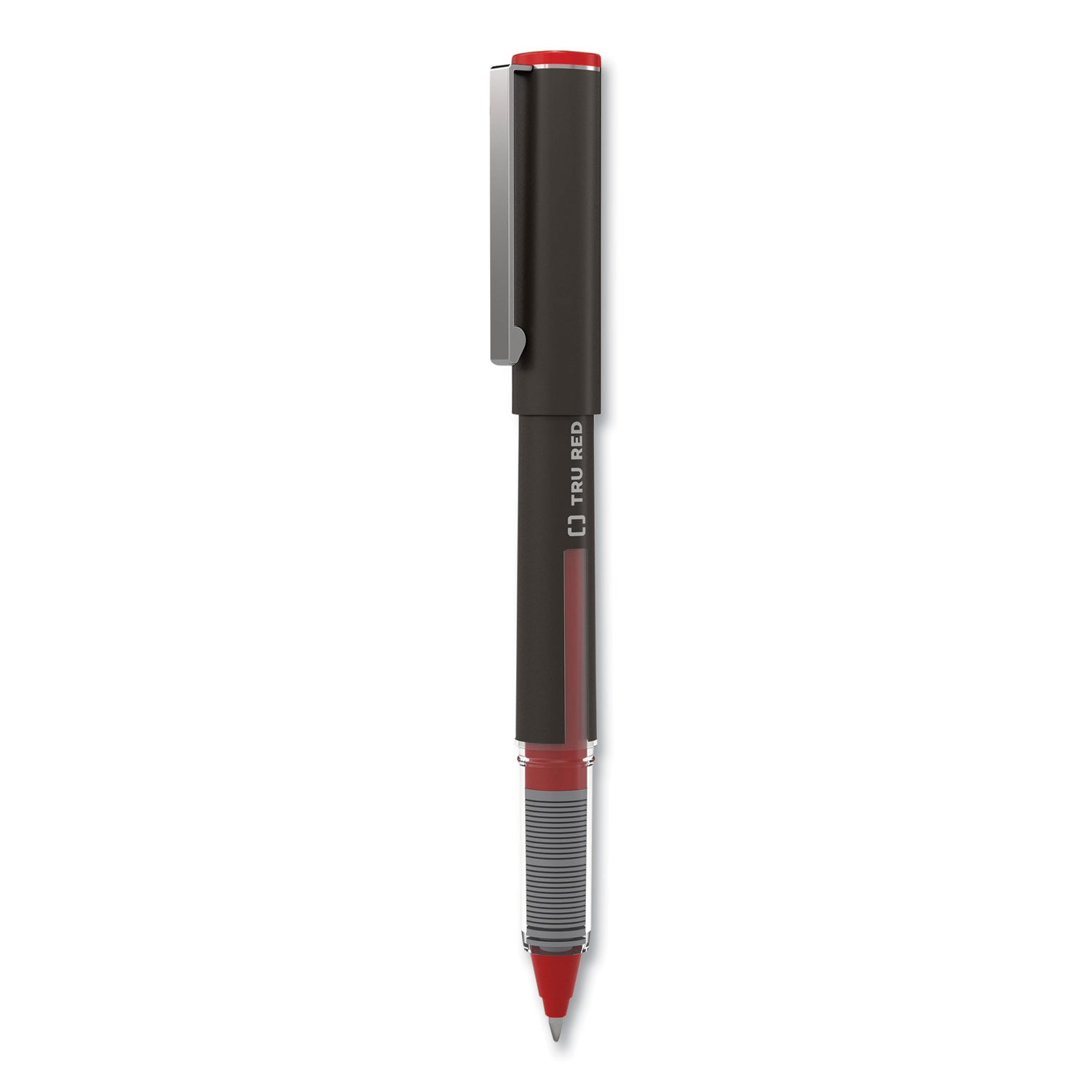 TRU RED™ Roller Ball Pen, Stick, Fine 0.5 mm, Assorted Ink and Barrel Colors, 3/Pack