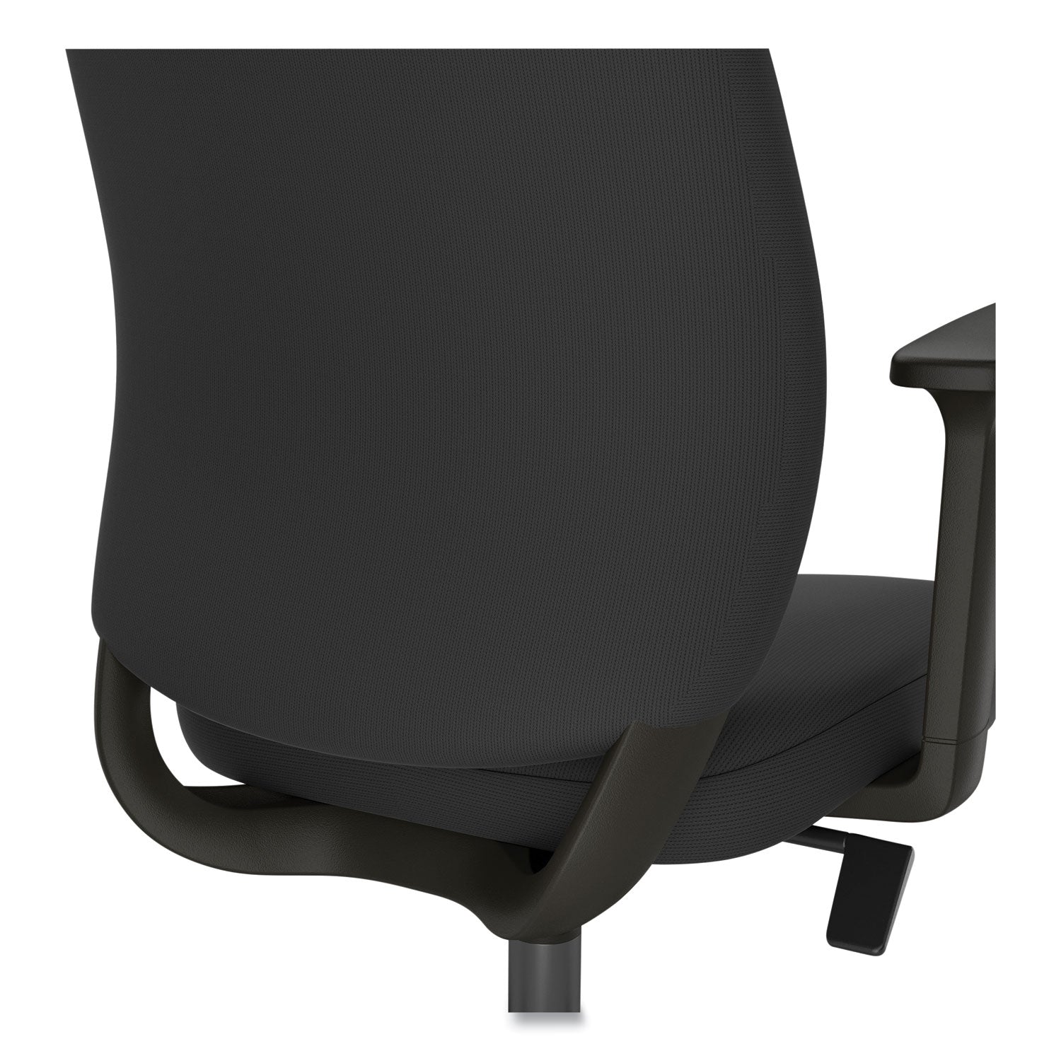 Essentials Fabric Task Chair with Arms, Supports Up to 275 lb, Black Seat/Back, Black Base Union & Scale™ Flipcost