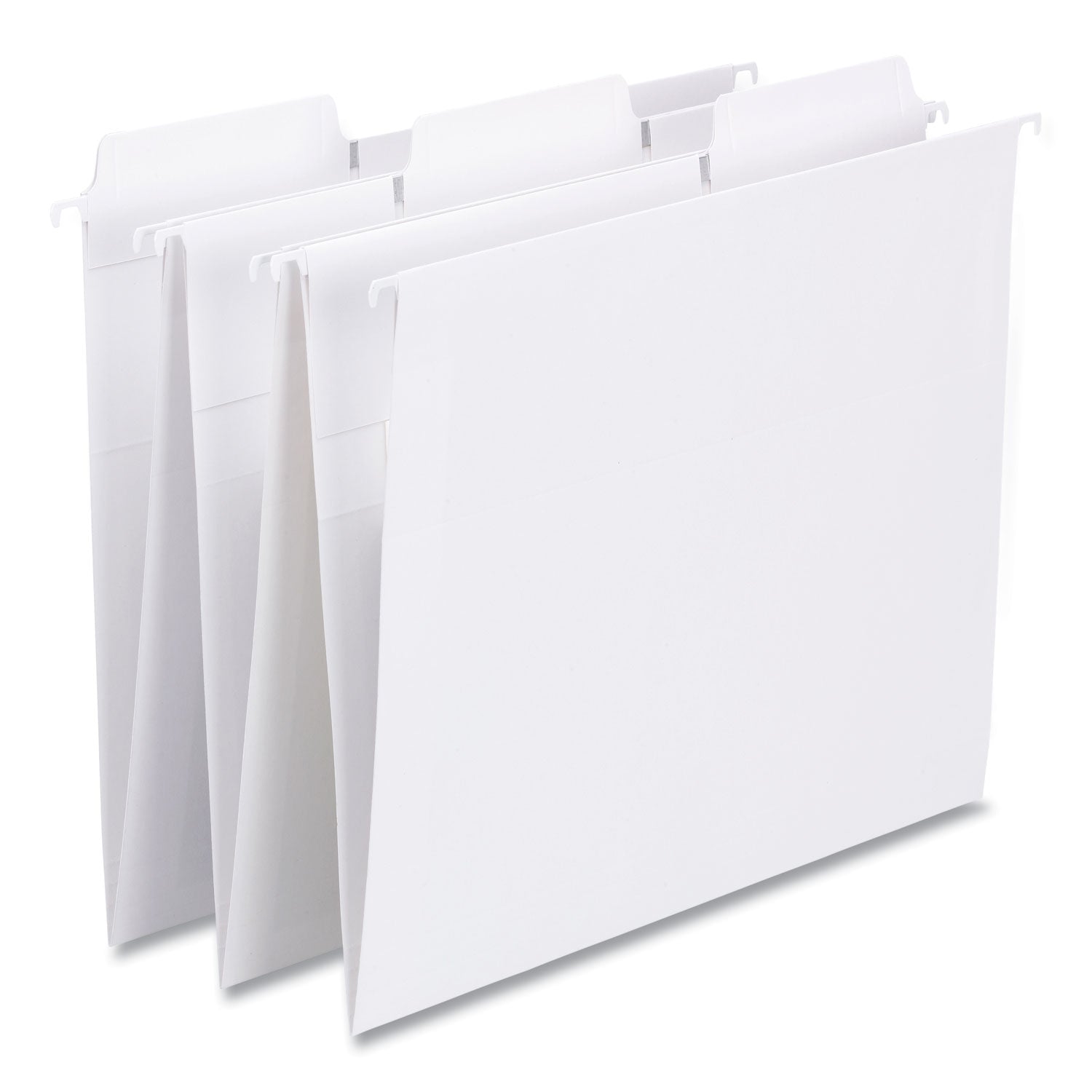 FasTab Hanging Folders, Letter Size, 1/3-Cut Tabs, White, 20/Box