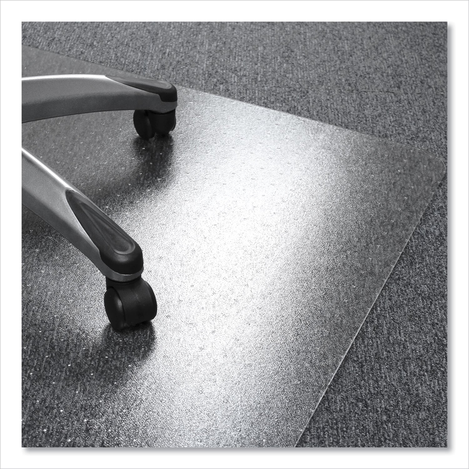 Floortex® Cleartex Ultimat Polycarbonate Chair Mat for High Pile Carpets, 60" w x 48" l, Clear