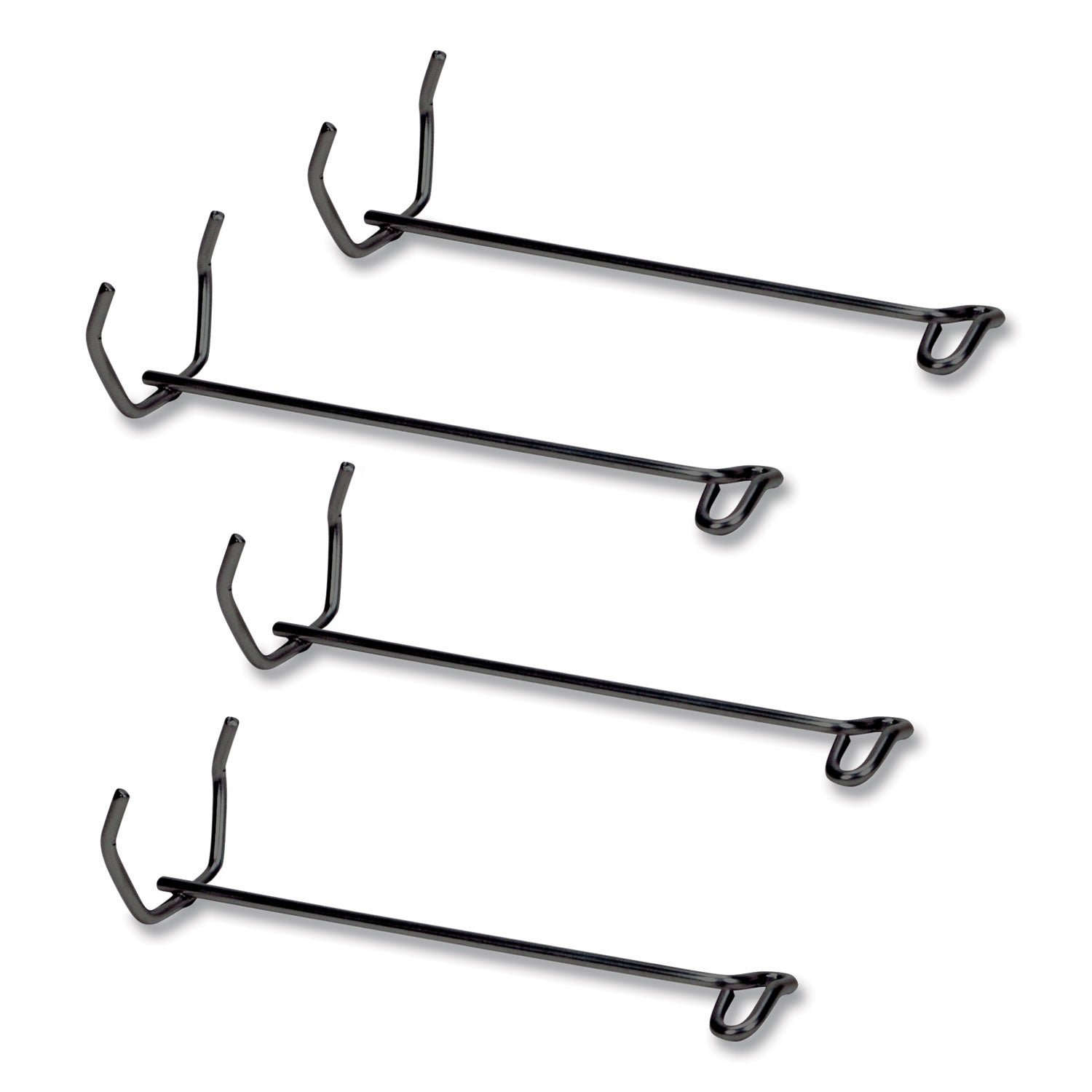 Fellowes® Desk Tray Stacking Posts for 5" Capacity Trays, Wire, Black, 4 Posts/Set