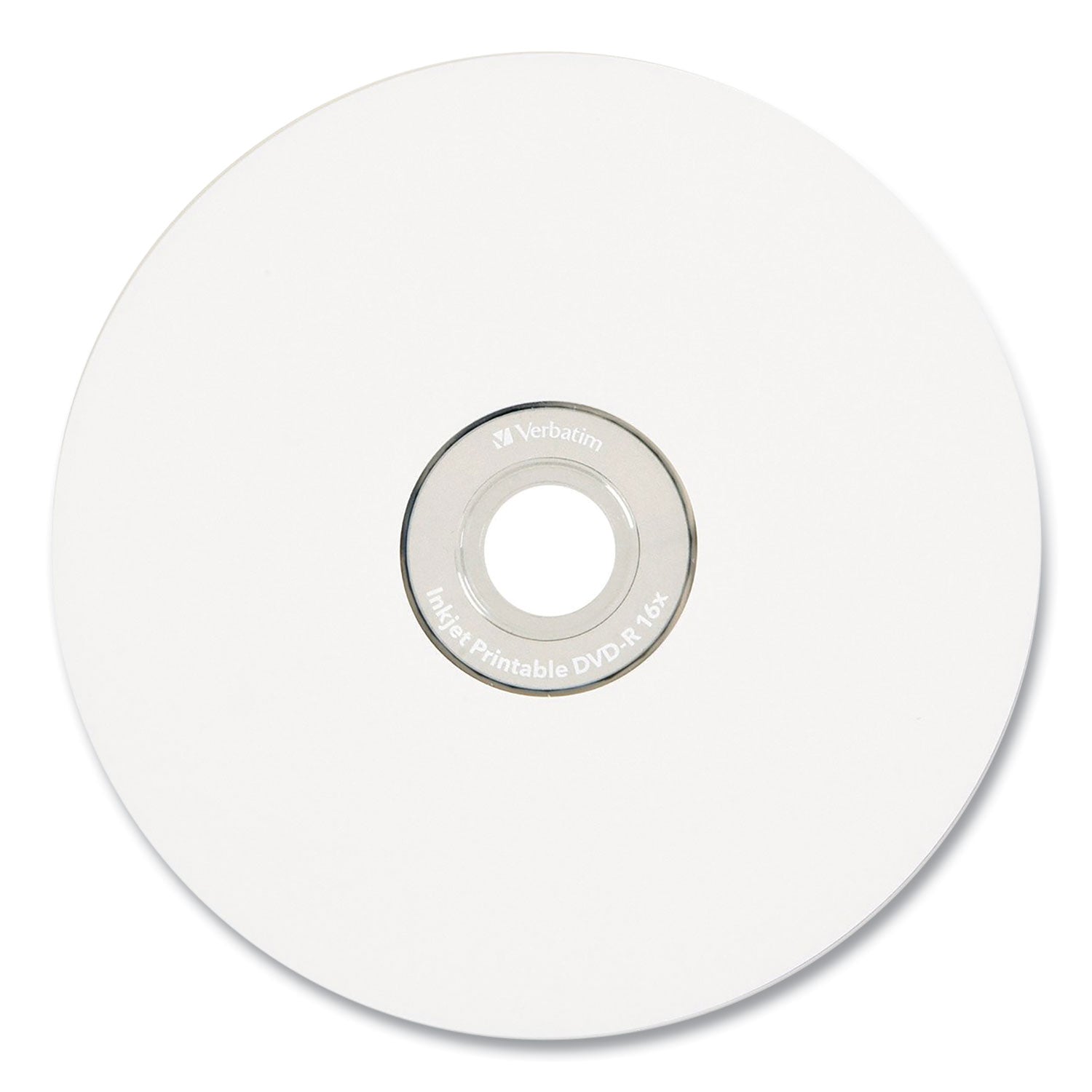 Verbatim® DVD-R Recordable Disc, 4.7 GB, 16x, Spindle, White, 50/Pack