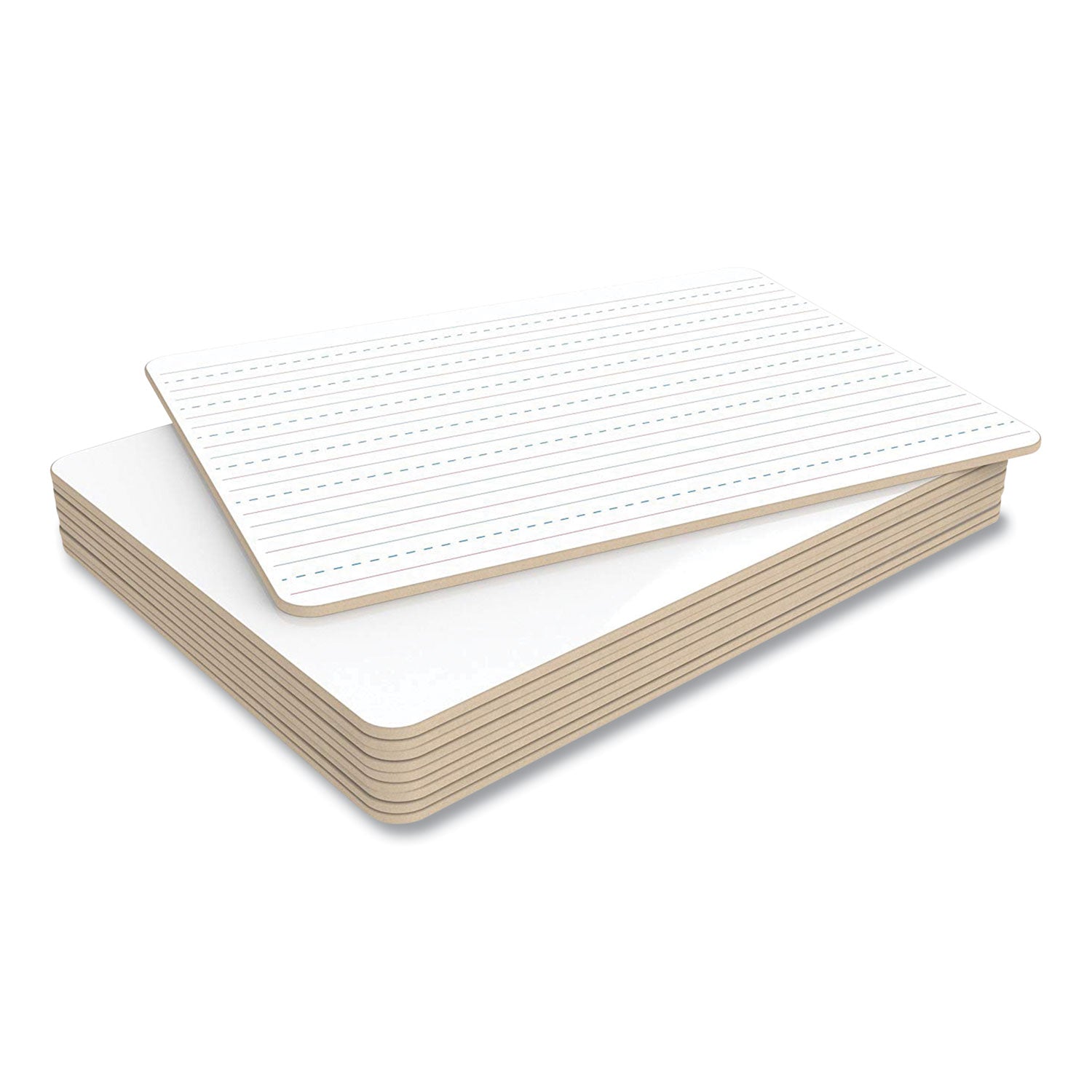 U Brands Double-Sided Dry Erase Lap Board, 12 x 9, White Surface, 10/Pack