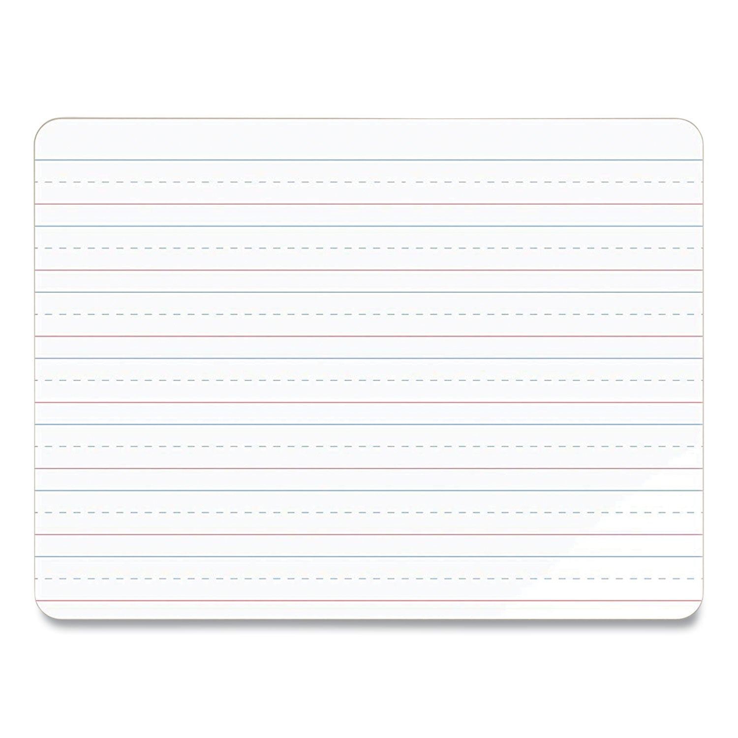 Double-Sided Dry Erase Lap Board, 12 x 9, White Surface, 10/Pack