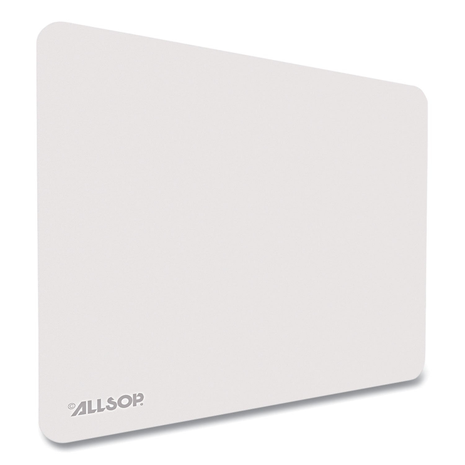 Allsop® Accutrack Slimline Mouse Pad, 8.75 x 8, Silver