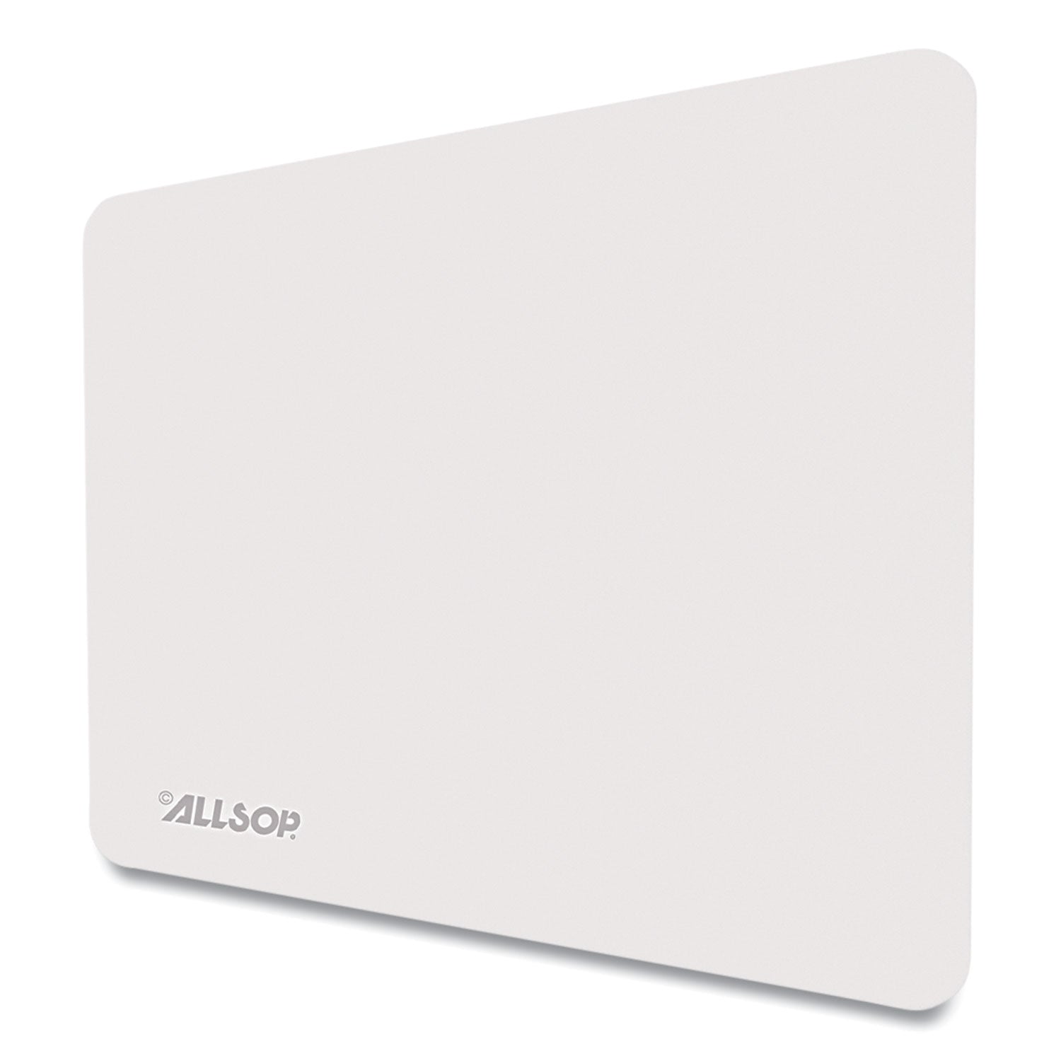 Allsop® Accutrack Slimline Mouse Pad, 8.75 x 8, Silver