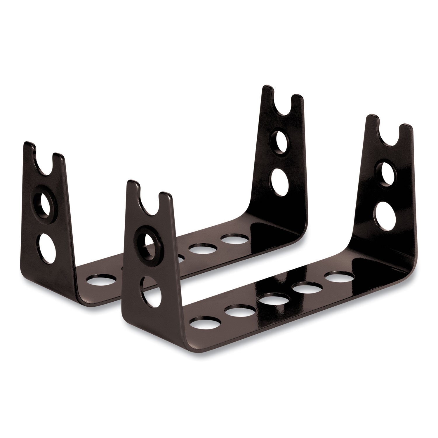 Allsop® Metal Art Monitor Stand Risers, 4.75 x 8.75 x 2.5, Black