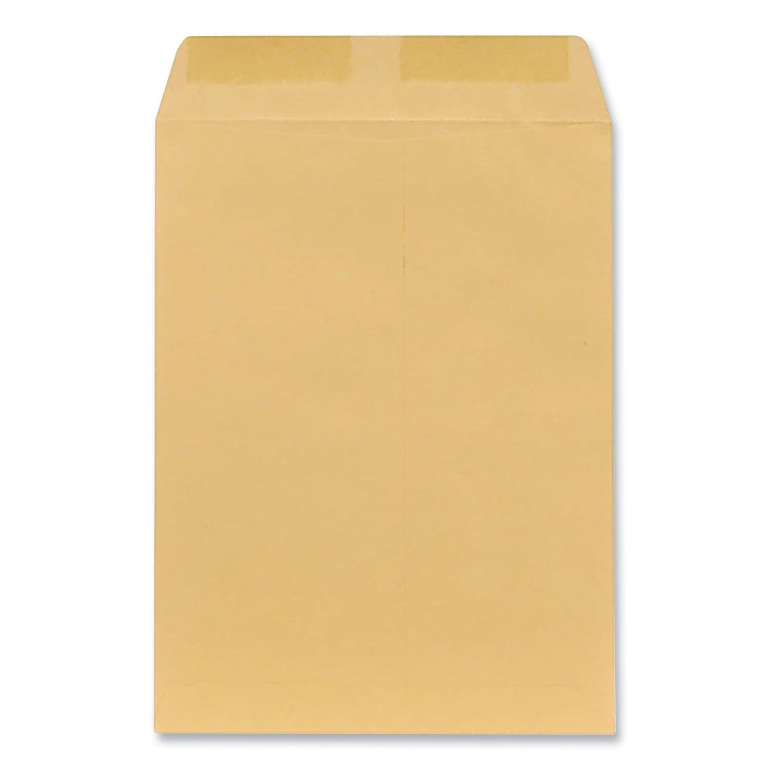 Catalog Envelope, 28 lb Bond Weight Kraft, #10 1/2, Square Flap, Gummed Closure, 9 x 12, Brown Kraft, 100/Box