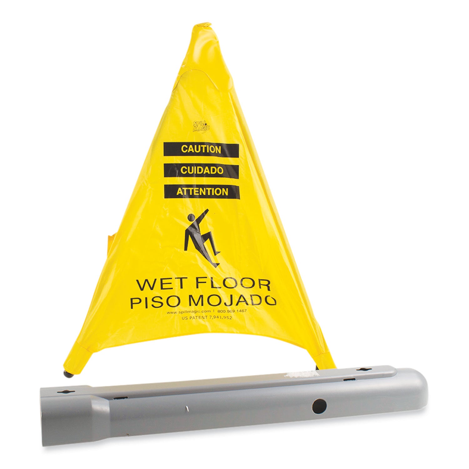 Spill Magic™ Pop Up Safety Cone, 3 x 2.5 x 30, Yellow