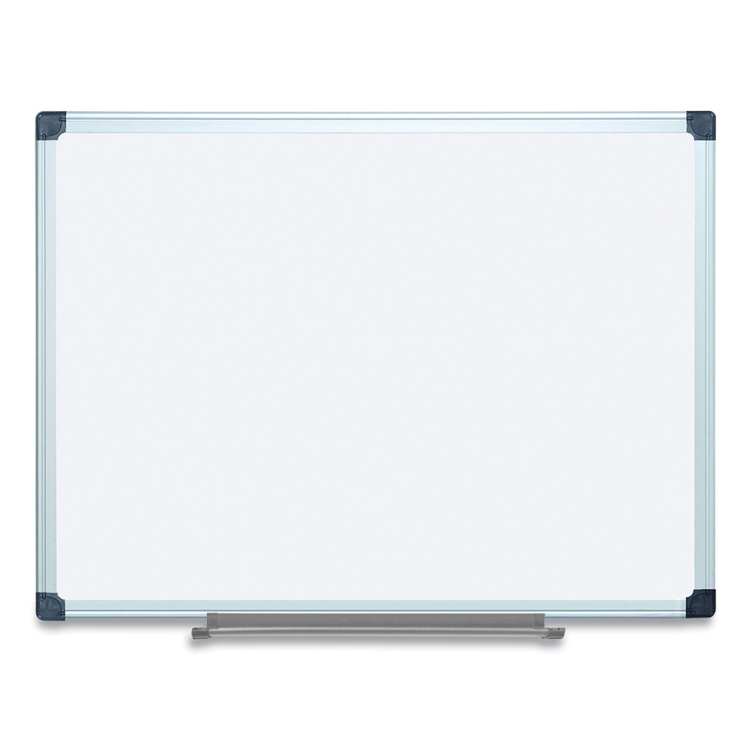 Porcelain Value Dry Erase Board, 36 x 48, White Surface, Silver Aluminum Frame