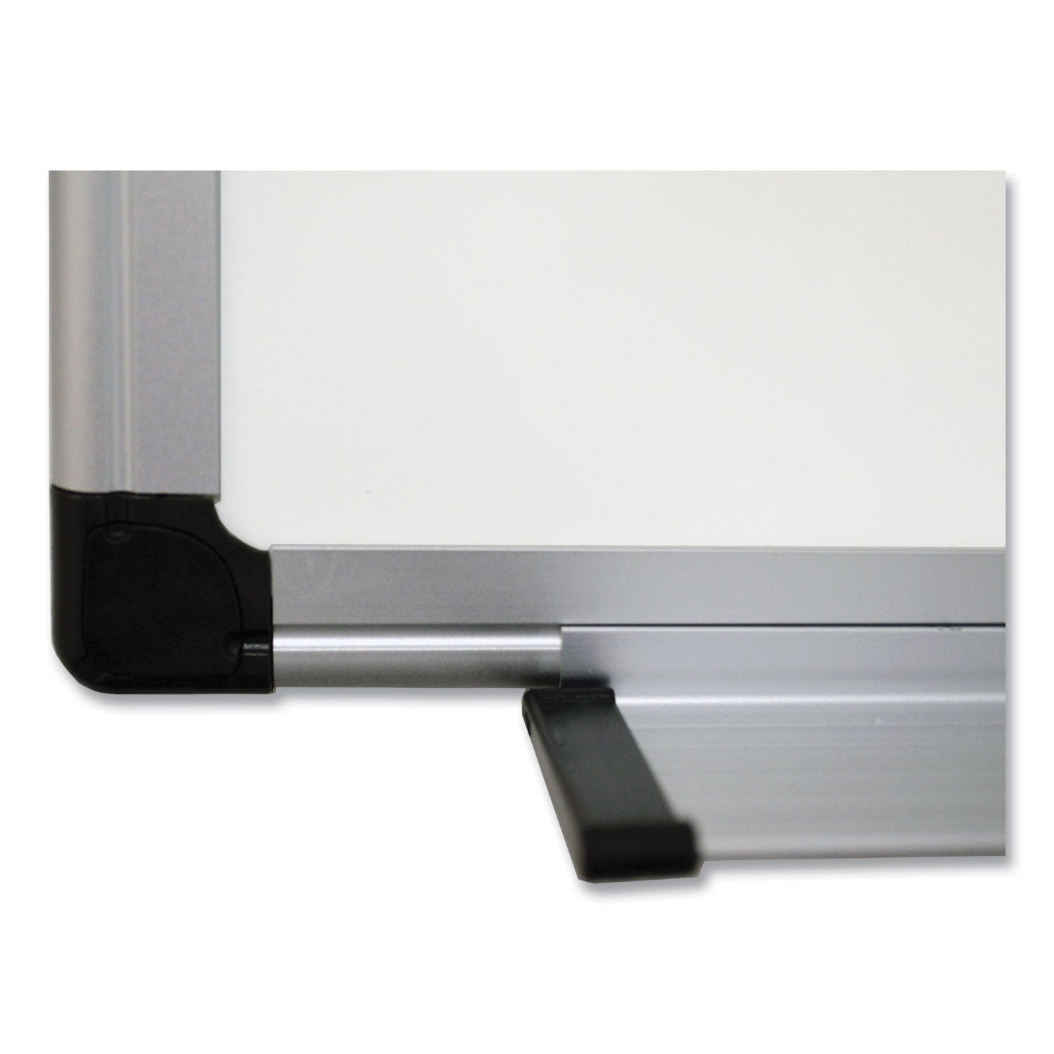 MasterVision® Porcelain Value Dry Erase Board, 36 x 48, White Surface, Silver Aluminum Frame