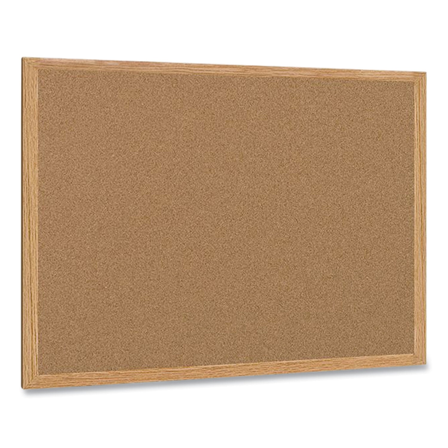 MasterVision® Earth Cork Board, 72 x 48, Tan Surface, Oak Wood Frame