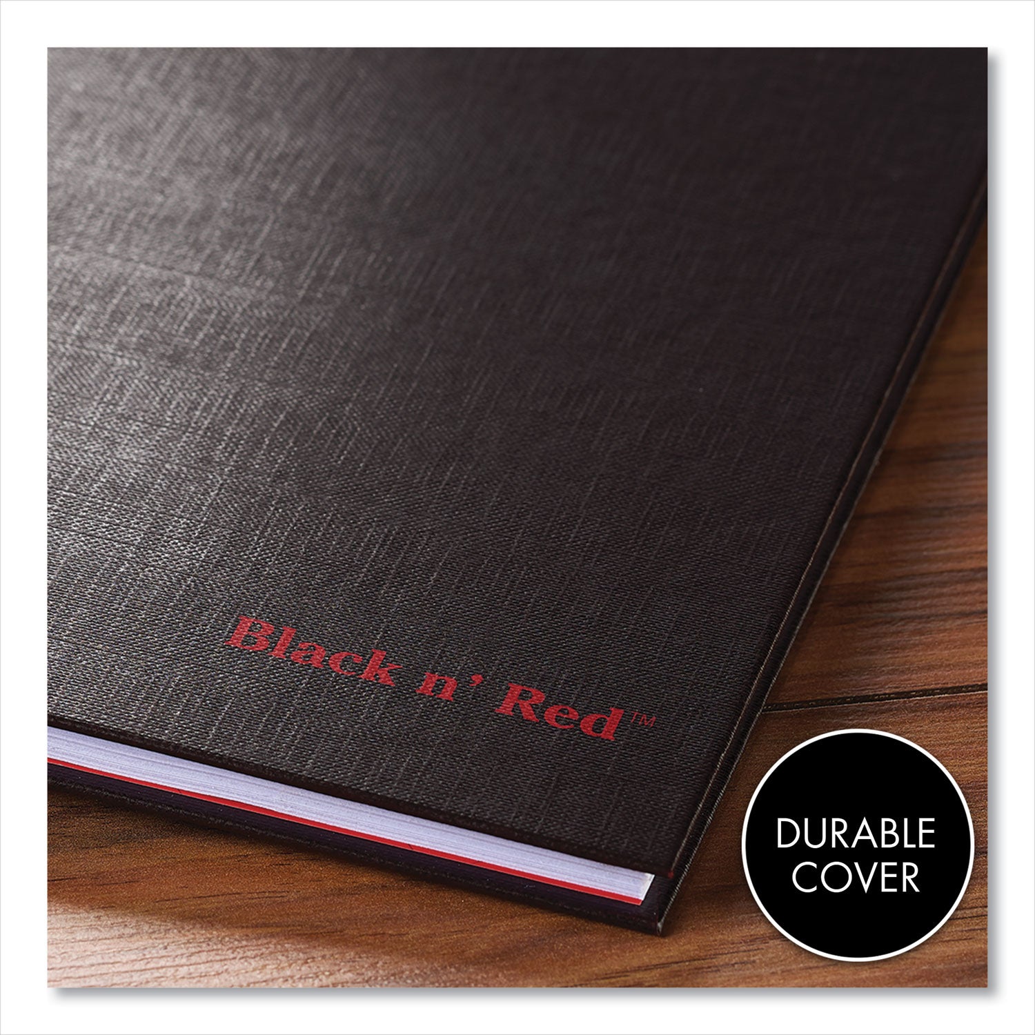 Black n' Red™ Hardcover Twinwire Notebooks, SCRIBZEE Compatible, 1-Subject, Wide/Legal Rule, Black Cover, (70) 9.88 x 6.88 Sheets