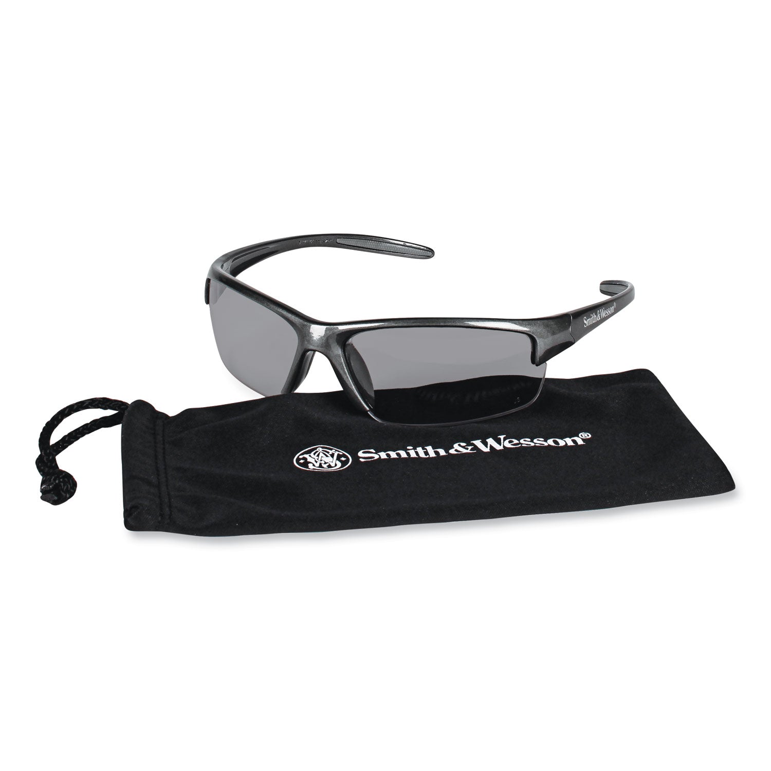 KleenGuard™ Equalizer Safety Glasses, Gunmetal Frame, Smoke Lens, 12/Box