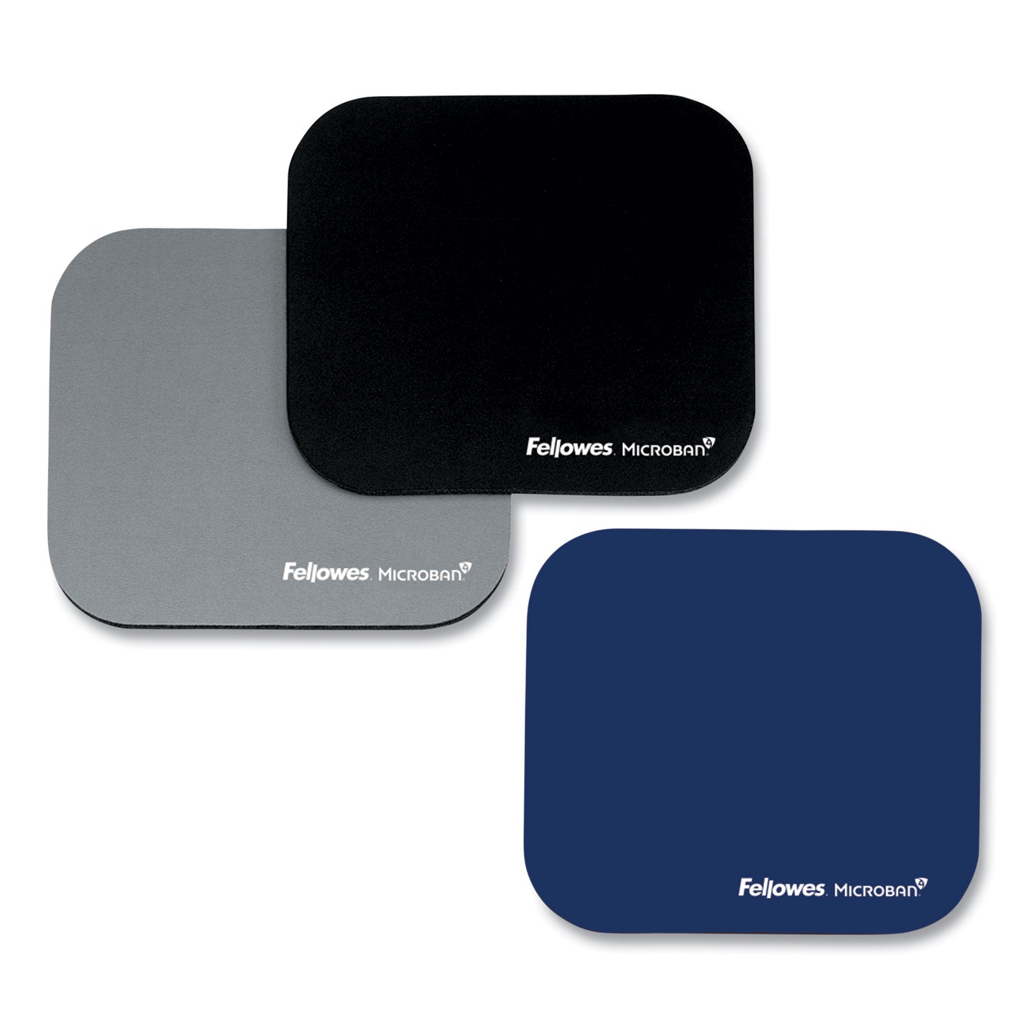 Fellowes® Mouse Pad with Microban Protection, 9 x 8, Graphite