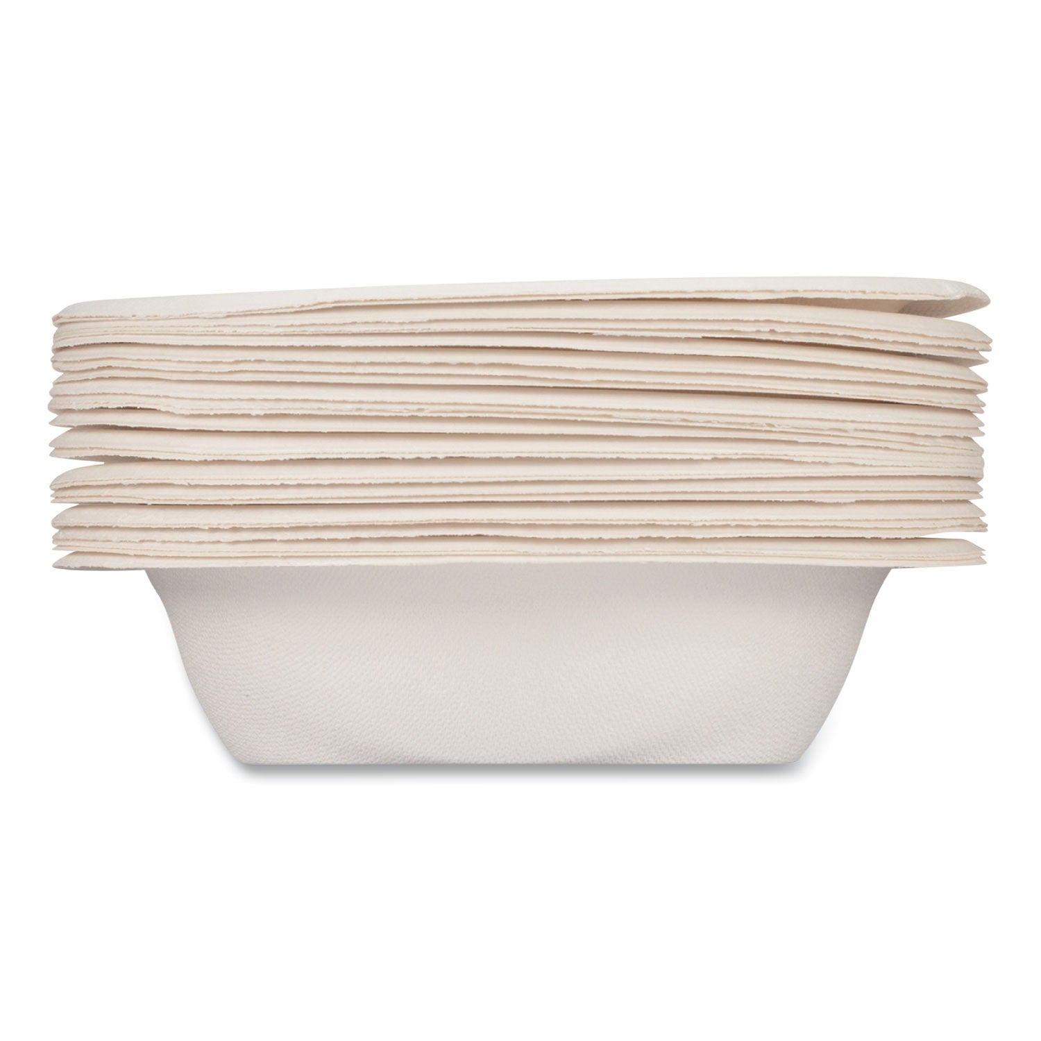 Hefty® ECOSAVE Tableware, Bowl, Bagasse, 16 oz, White, 25/Pack, 12 Packs/Carton