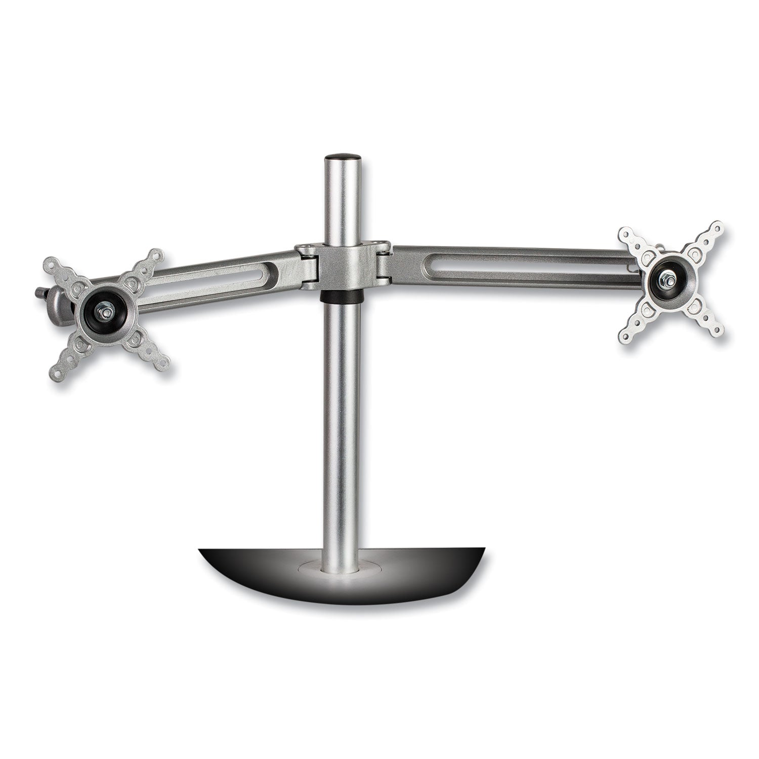 Fellowes® Lotus Dual Monitor Arm Kit, For 26" Monitors, Silver, Supports 13 lb