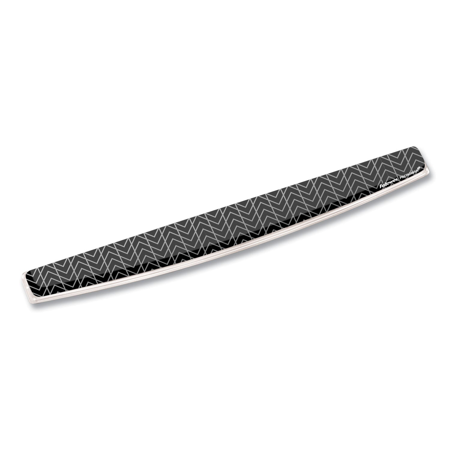 Fellowes® Photo Gel Keyboard Wrist Rest with Microban Protection, 18.5 x 2.31, Chevron Design