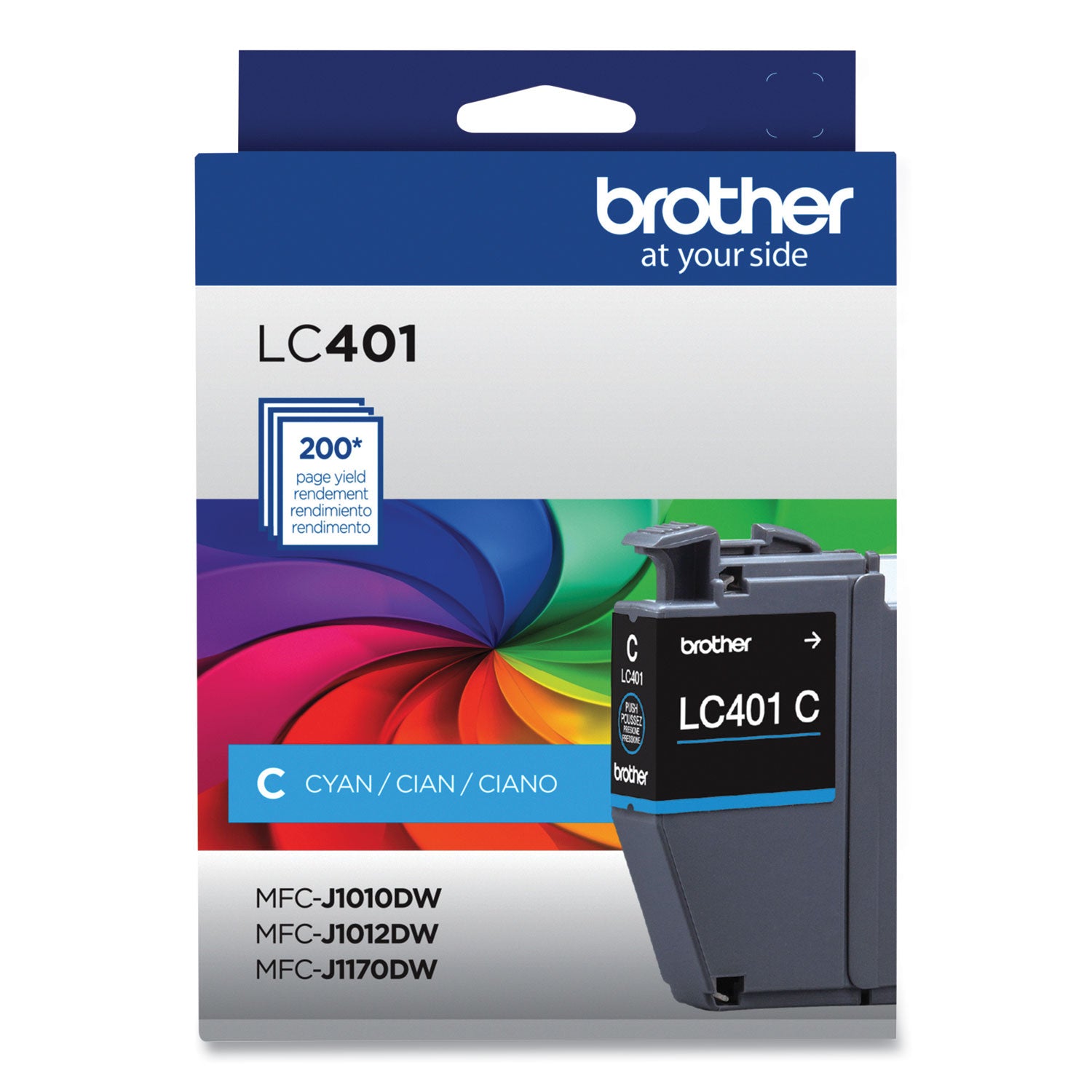 LC401CS Ink, 200-Page-Yield, Cyan