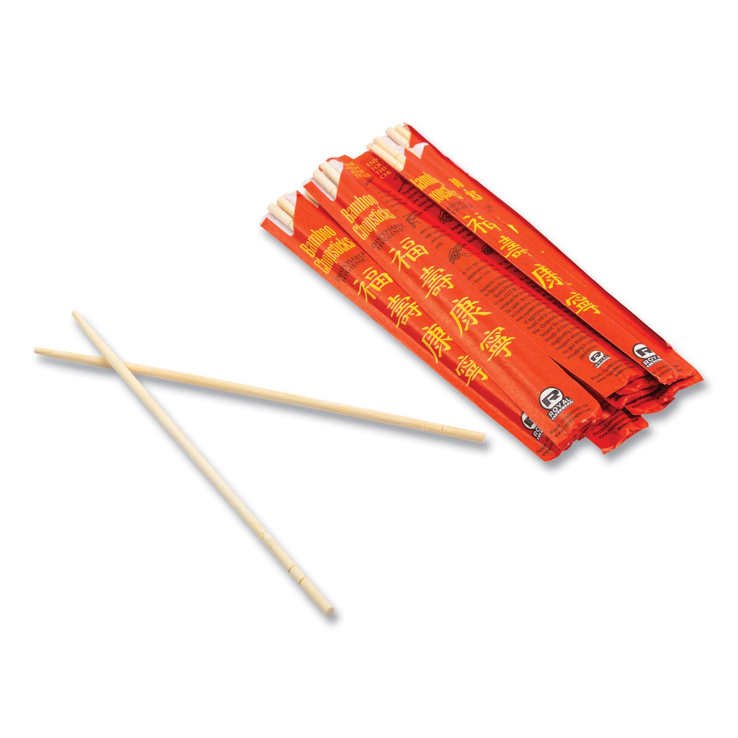 AmerCareRoyal® Chopsticks, Bamboo, 9", Natural, 1000/Carton