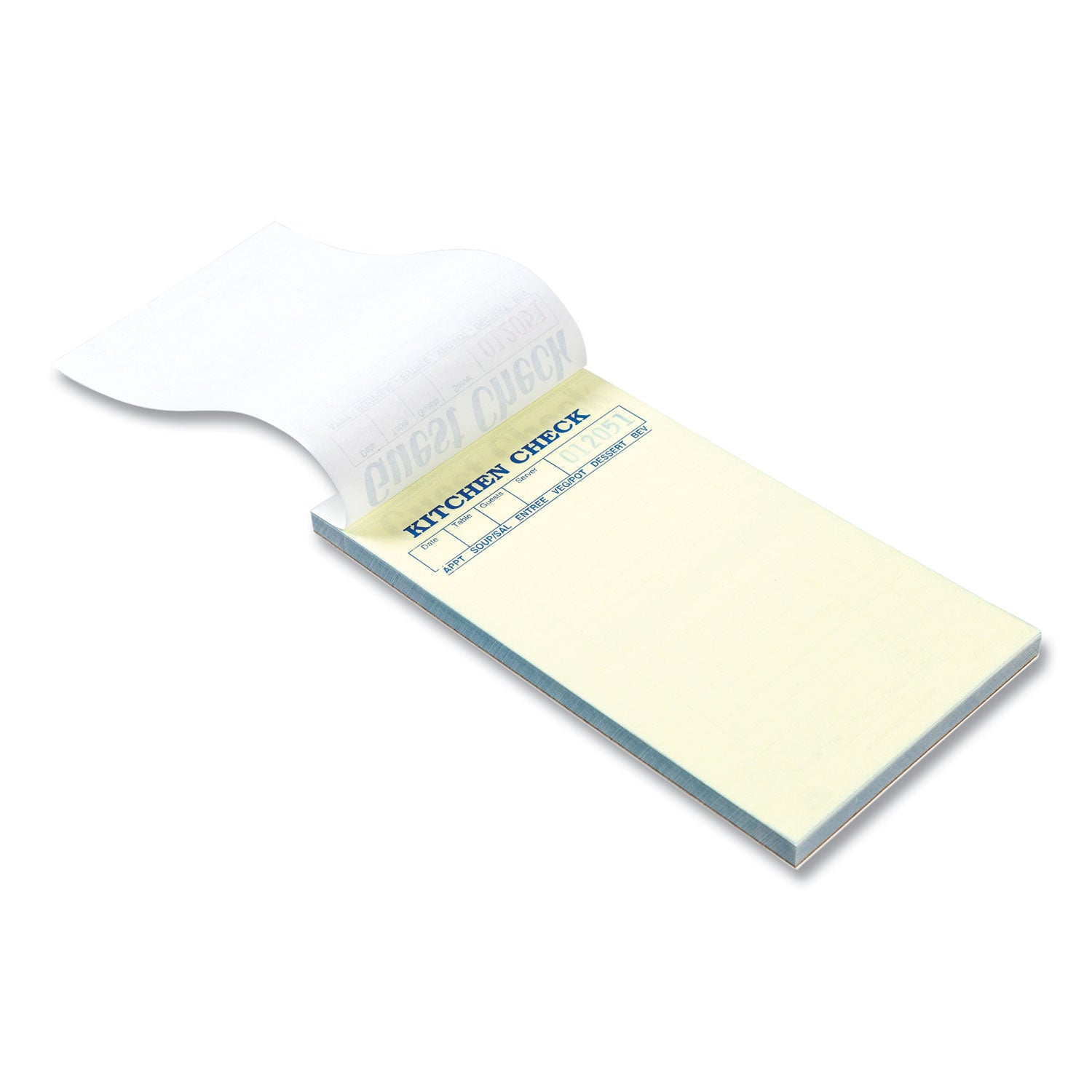 AmerCareRoyal® Guest Check Pad, 17 Lines, Two-Part Carbonless, 3.6 x 6.7, 50 Forms/Pad, 50 Pads/Carton