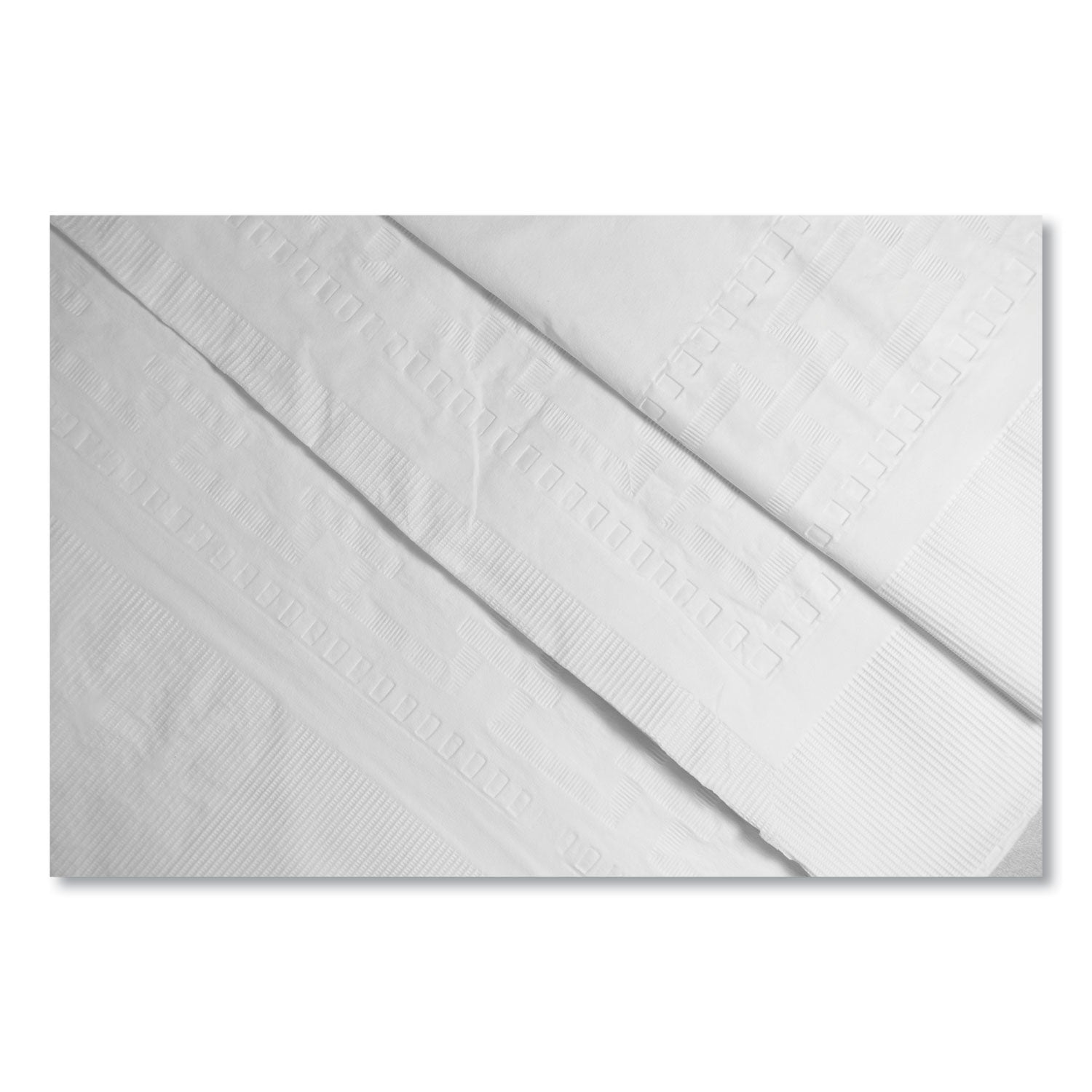 Tablemate® Table Set Poly Tissue Table Cover, 54" x 108", White, 6/Pack