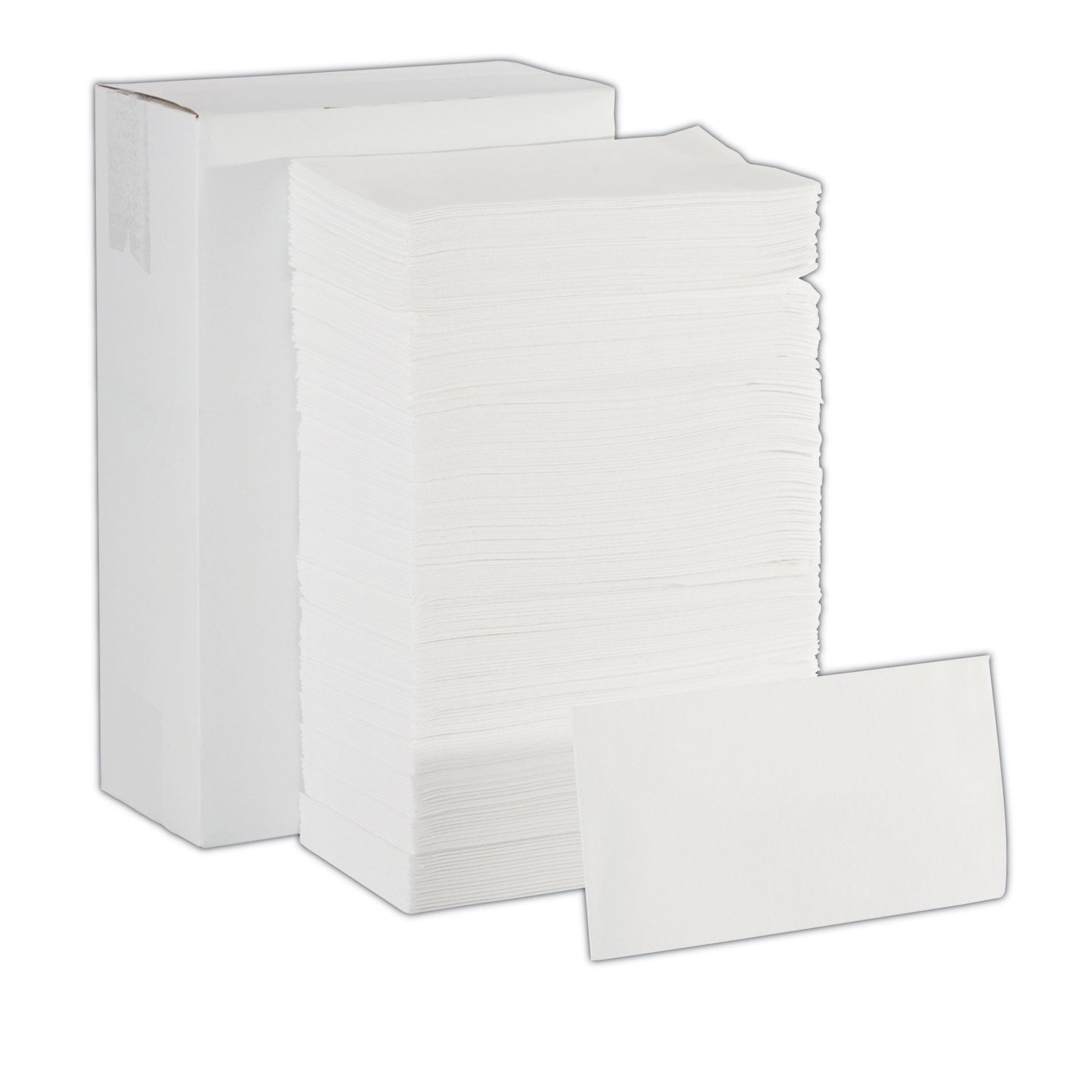 Dixie® 1/6-Fold Linen Replacement Towels, 13 x 17, White, 200/Box, 4 Boxes/Carton