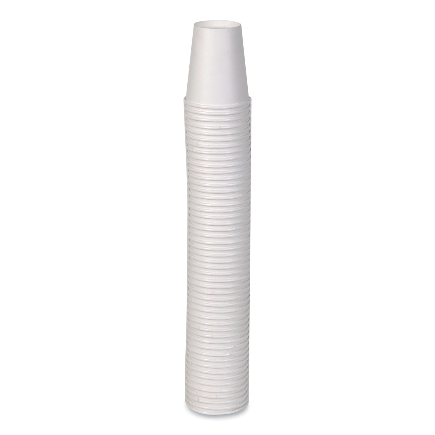 Dixie® Paper Hot Cups, 10 oz, White, 50/Sleeve, 20 Sleeves/Carton