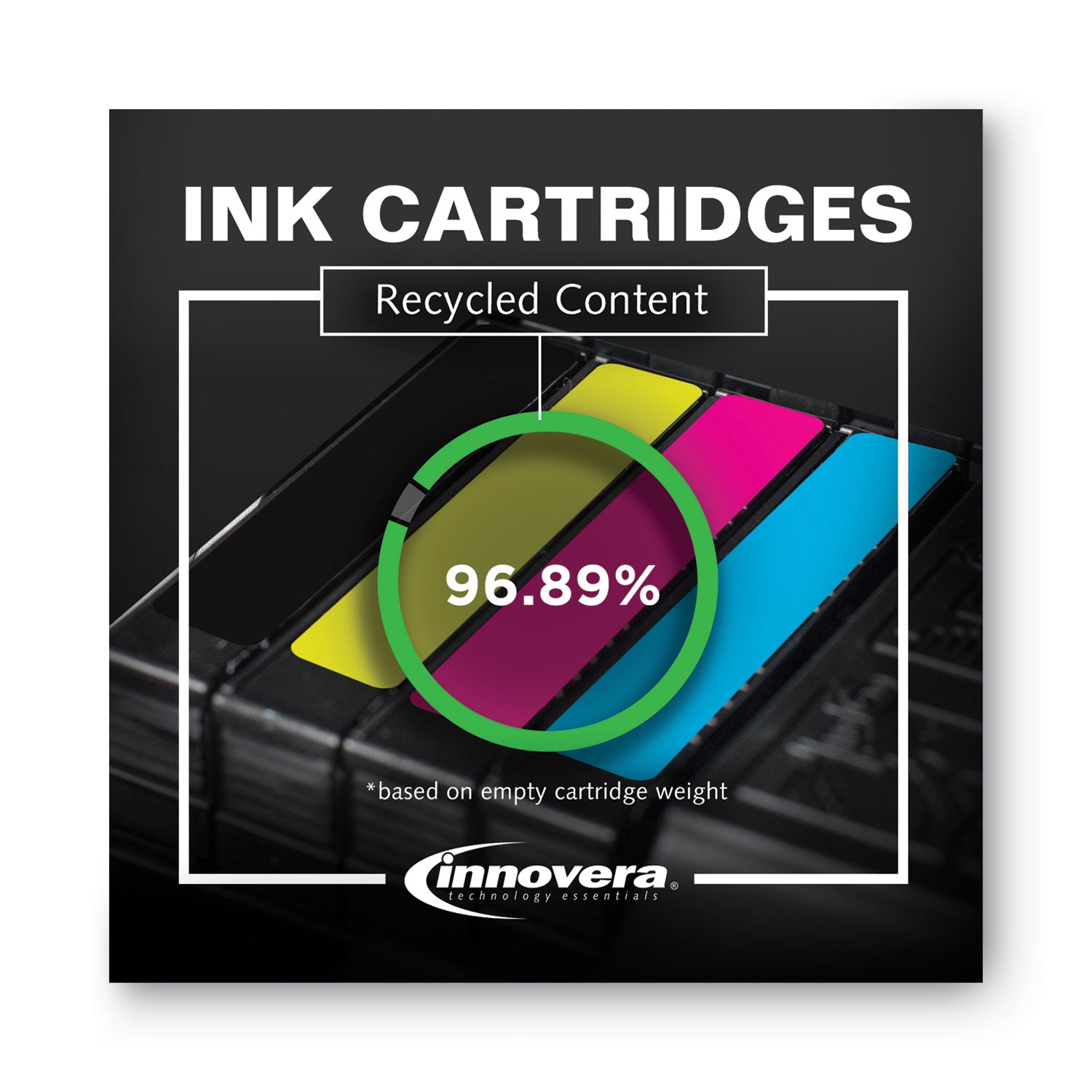 Innovera® Remanufactured Cyan High-Yield, Ink, Replacement for 972XL (L0R98AN), 7,000 Page-Yield