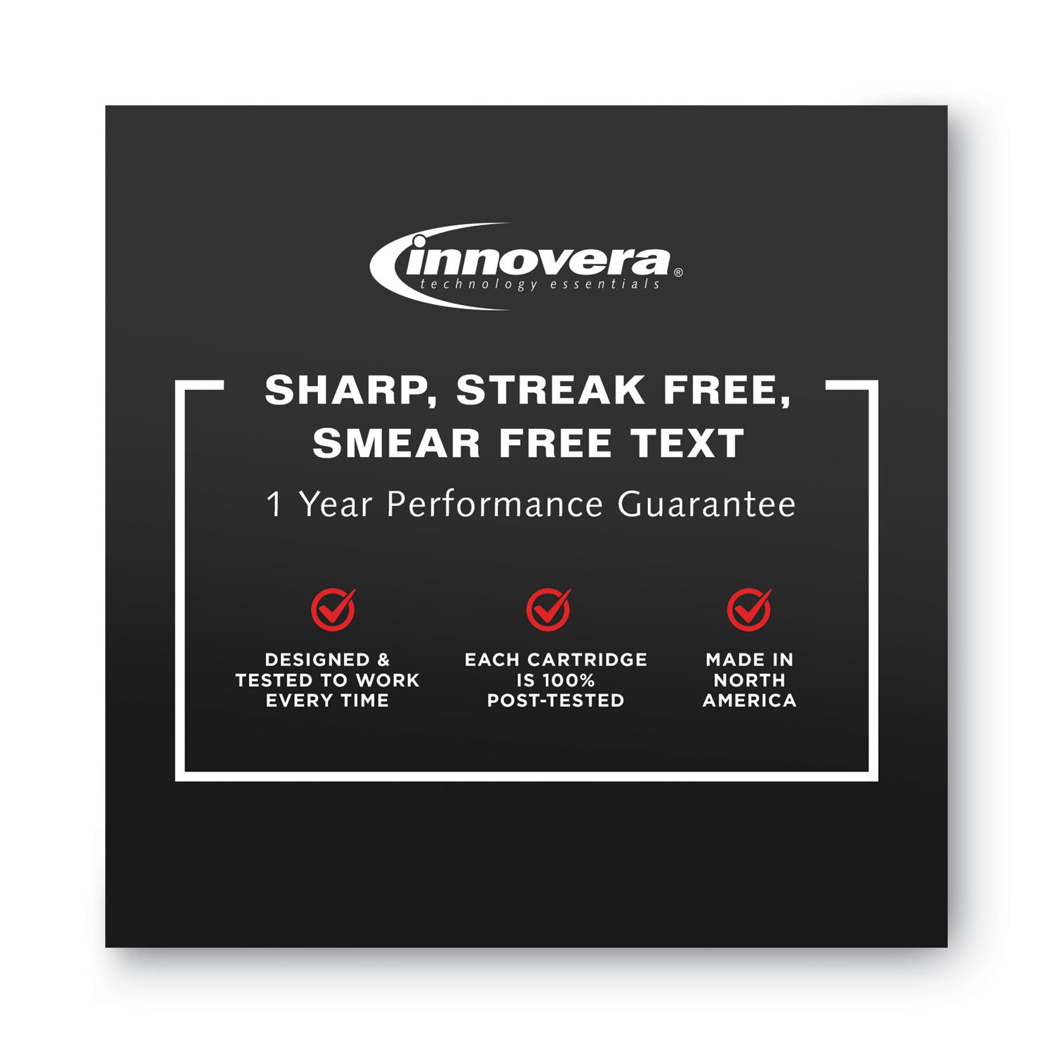 Innovera® Remanufactured Black High-Yield Ink, Replacement for 956XL (L0R39AN), 3,000 Page-Yield